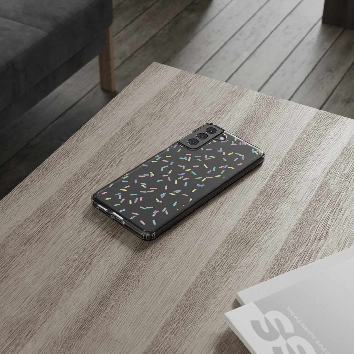 Rainbow Sprinkles CLEAR Case