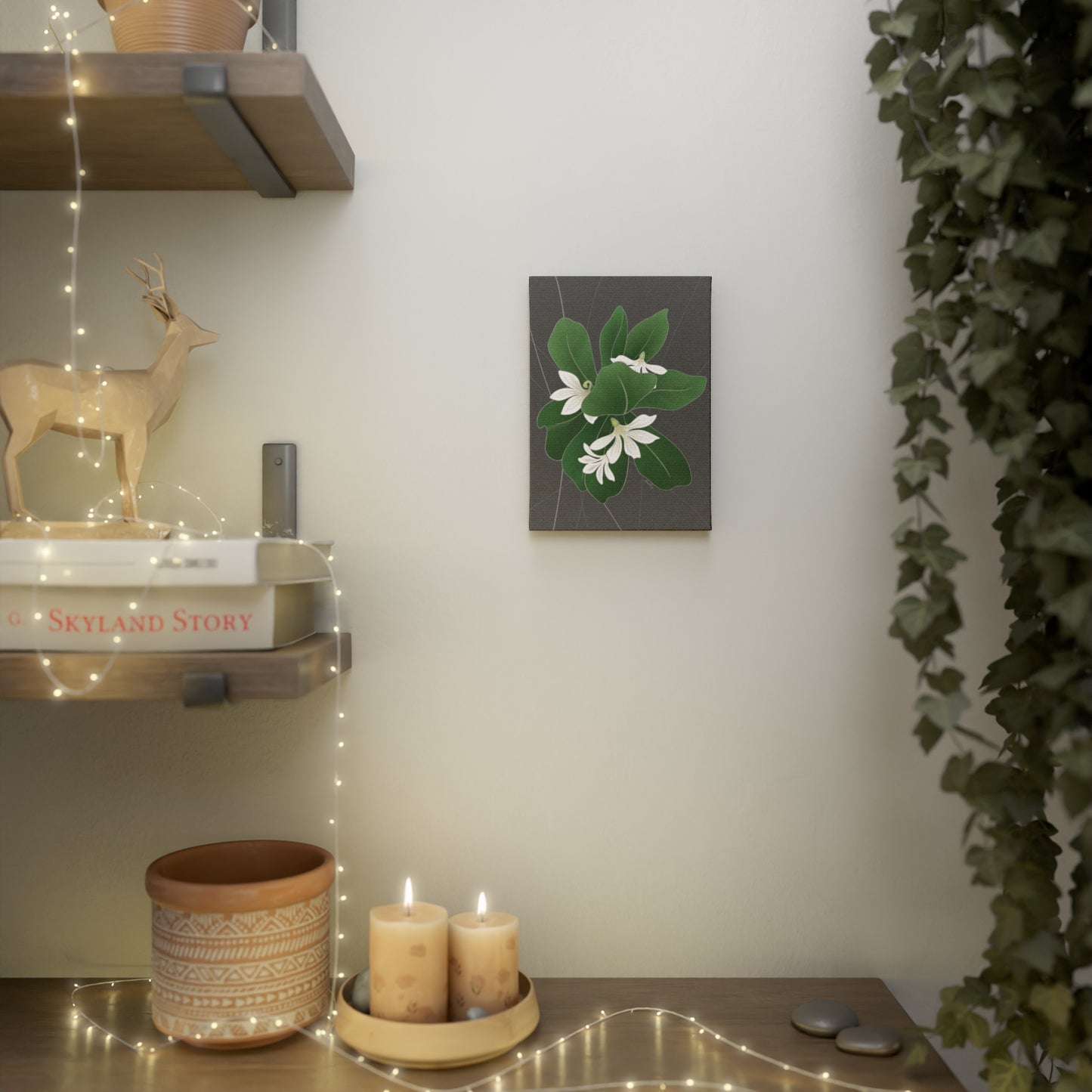 Canvas Photo Tile- Naupaka