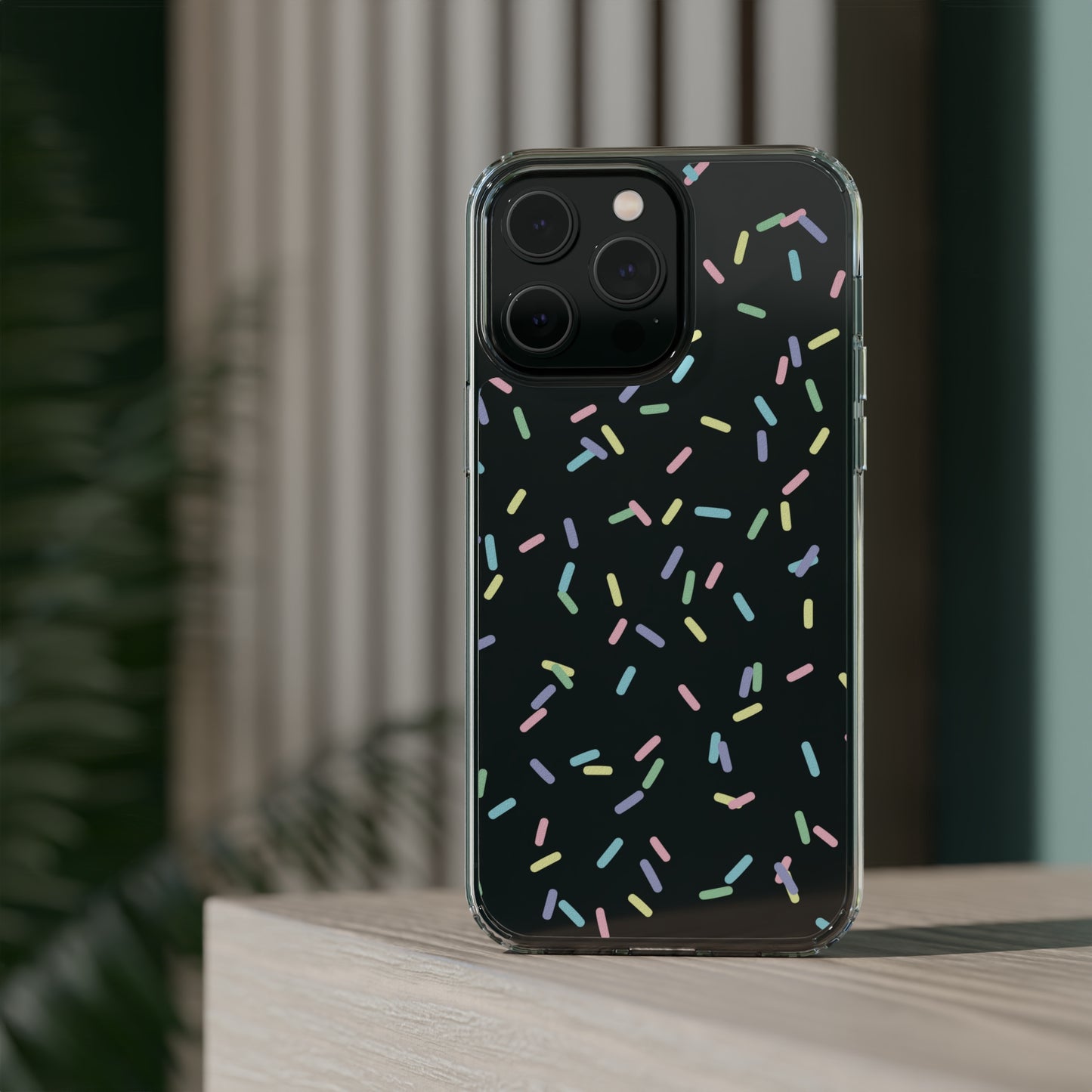 Rainbow Sprinkles CLEAR Case