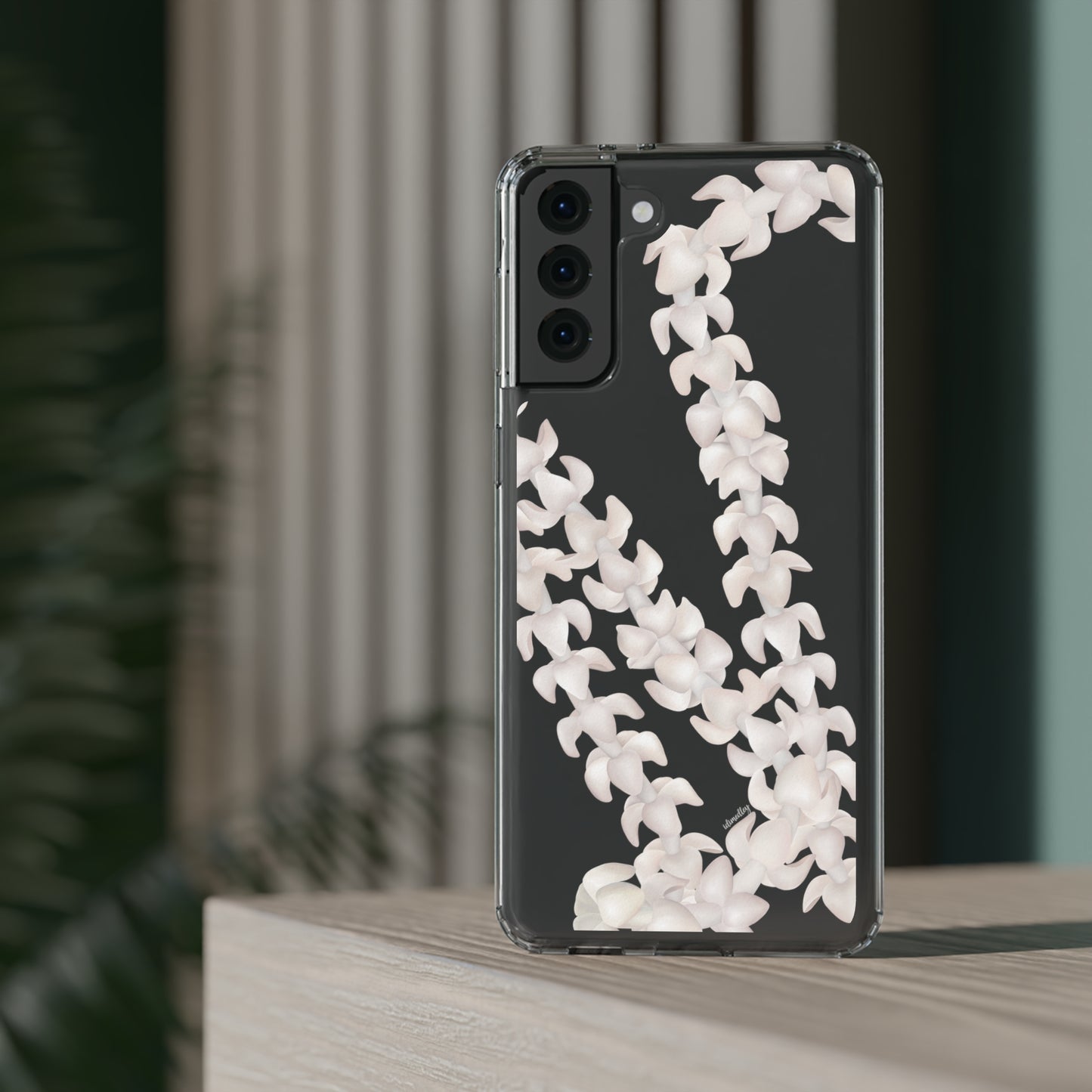 Puakenikeni Lei (Blush Pink) CLEAR Case