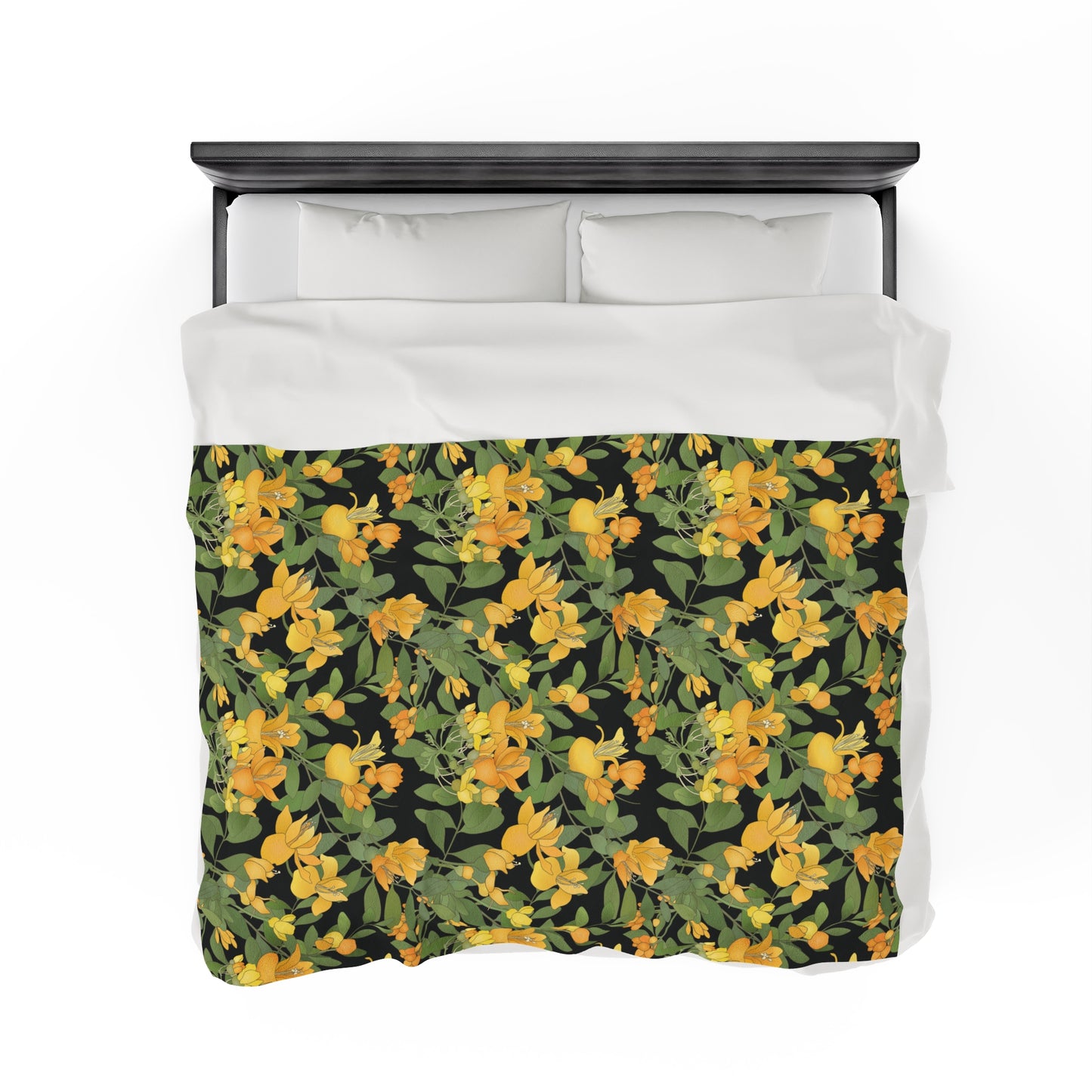 Velveteen Blanket-Mamane Flower Cluster