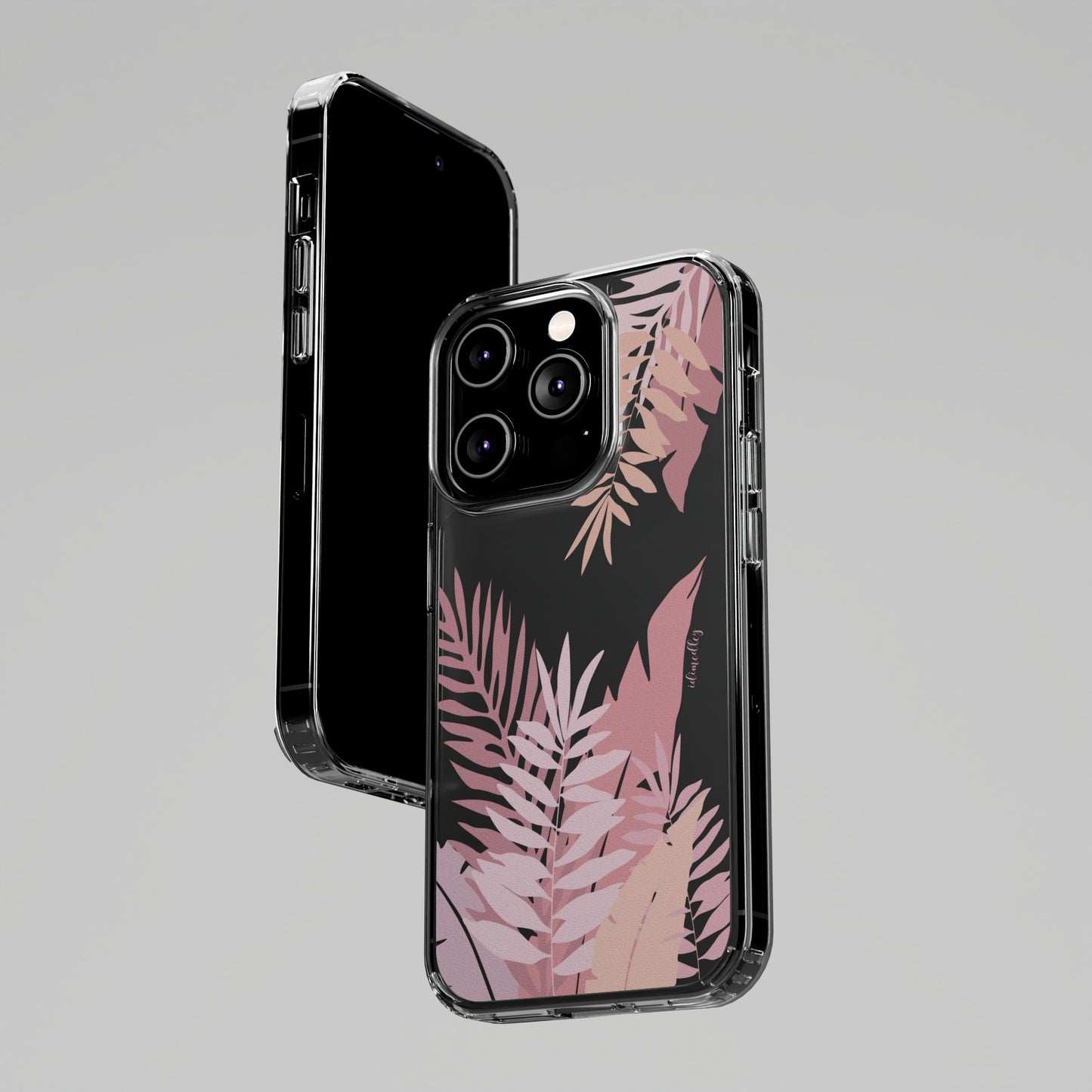 Whispering Leaves (Pink) CLEAR Case