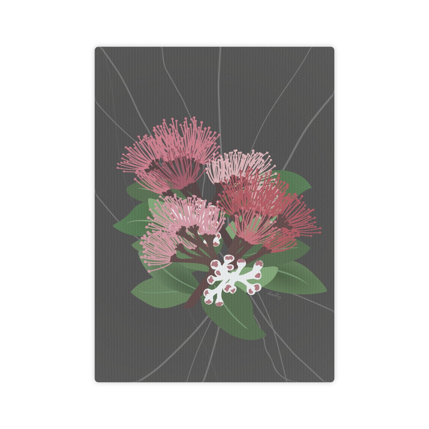 Canvas Photo Tile- Ohia Lehua