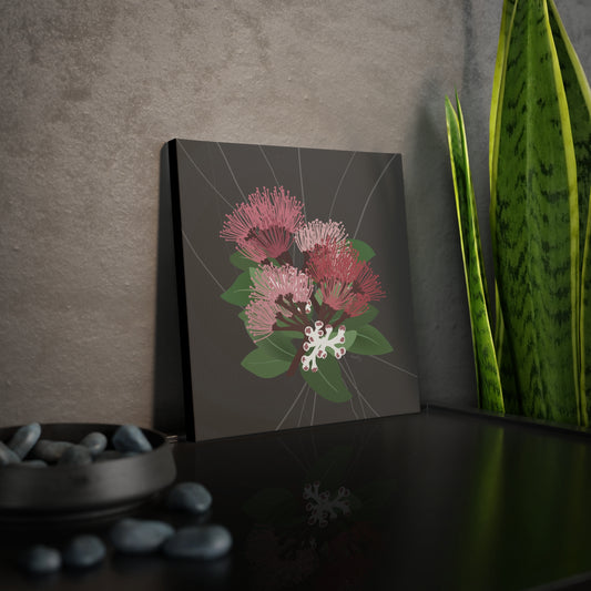 Canvas Photo Tile- Ohia Lehua