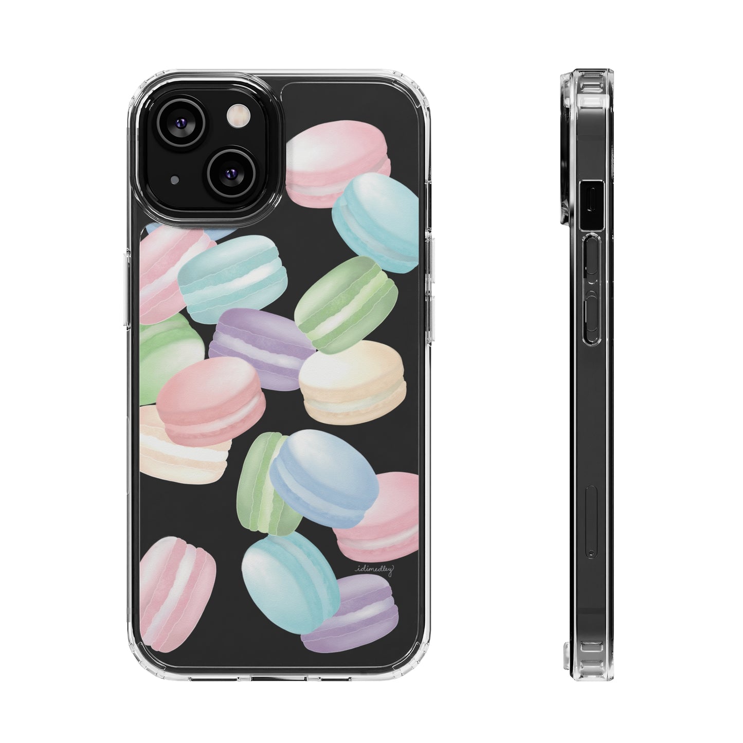 Macaron Rainbows CLEAR Case
