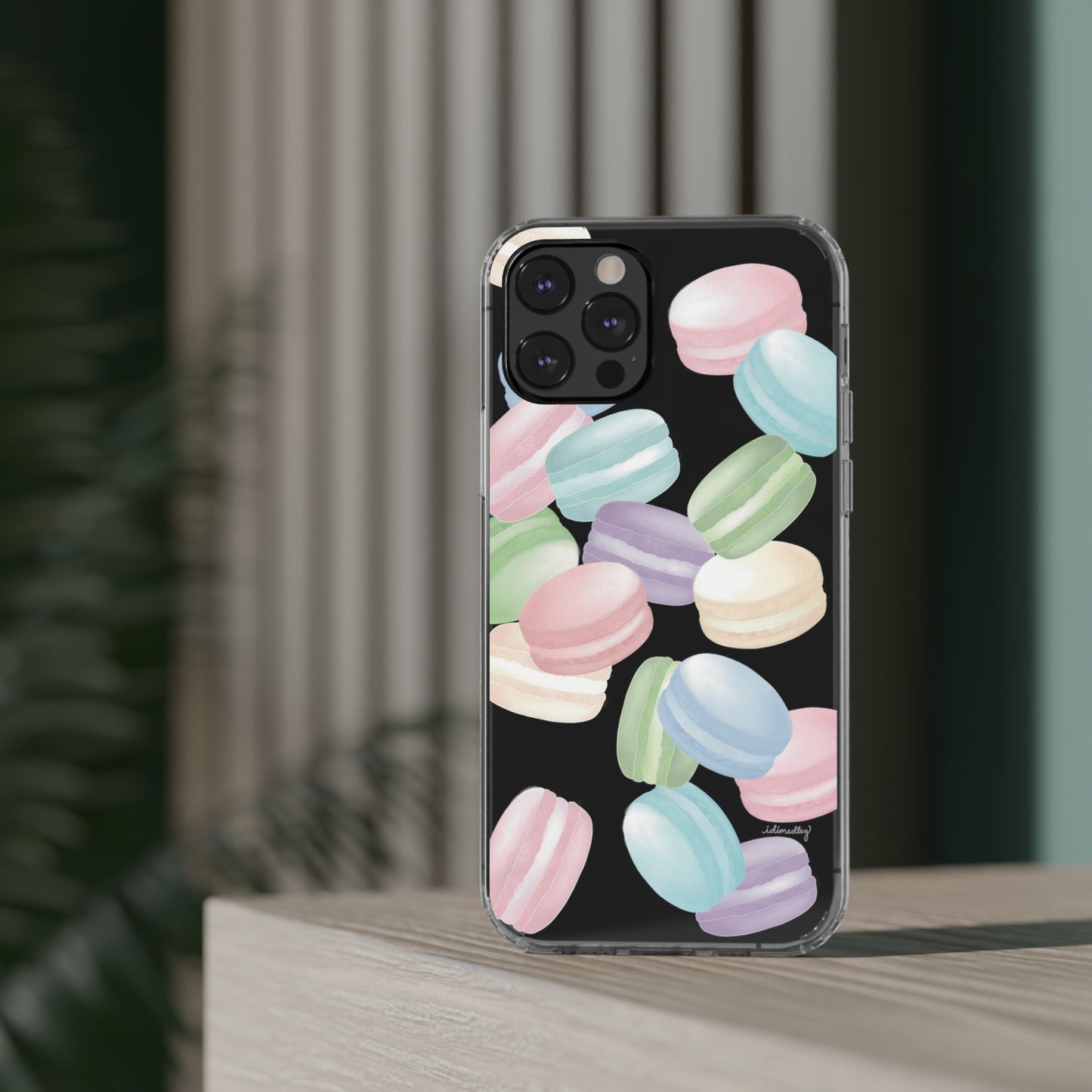 Macaron Rainbows CLEAR Case