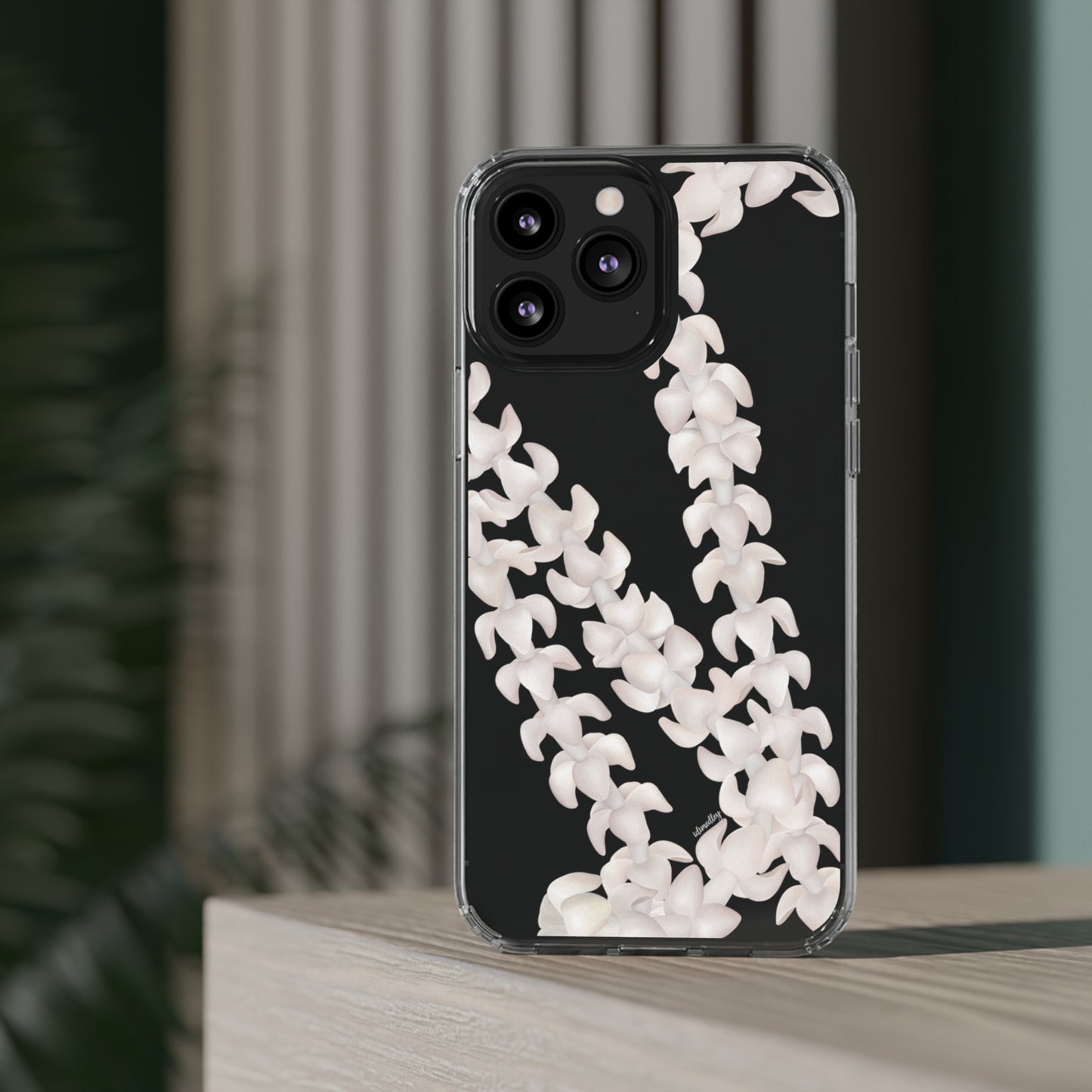 Puakenikeni Lei (Blush Pink) CLEAR Case