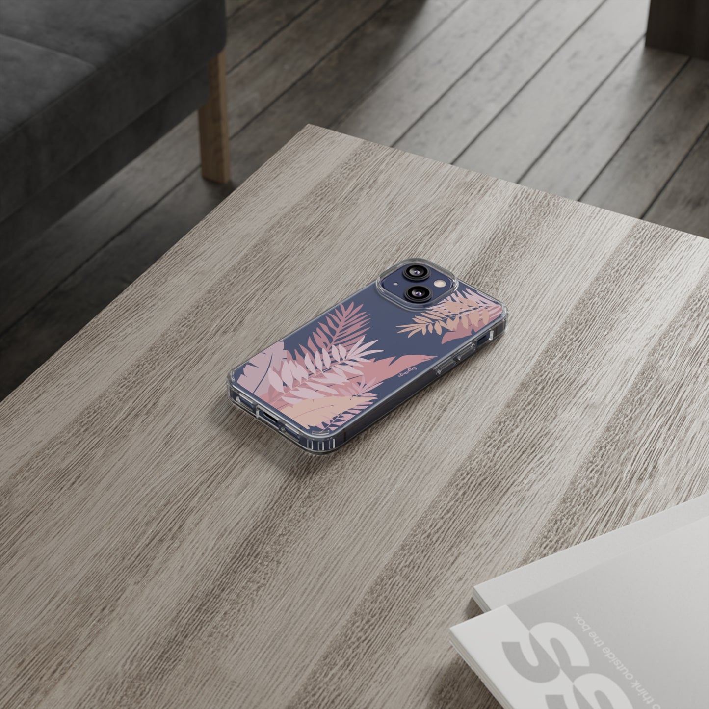 Whispering Leaves (Pink) CLEAR Case