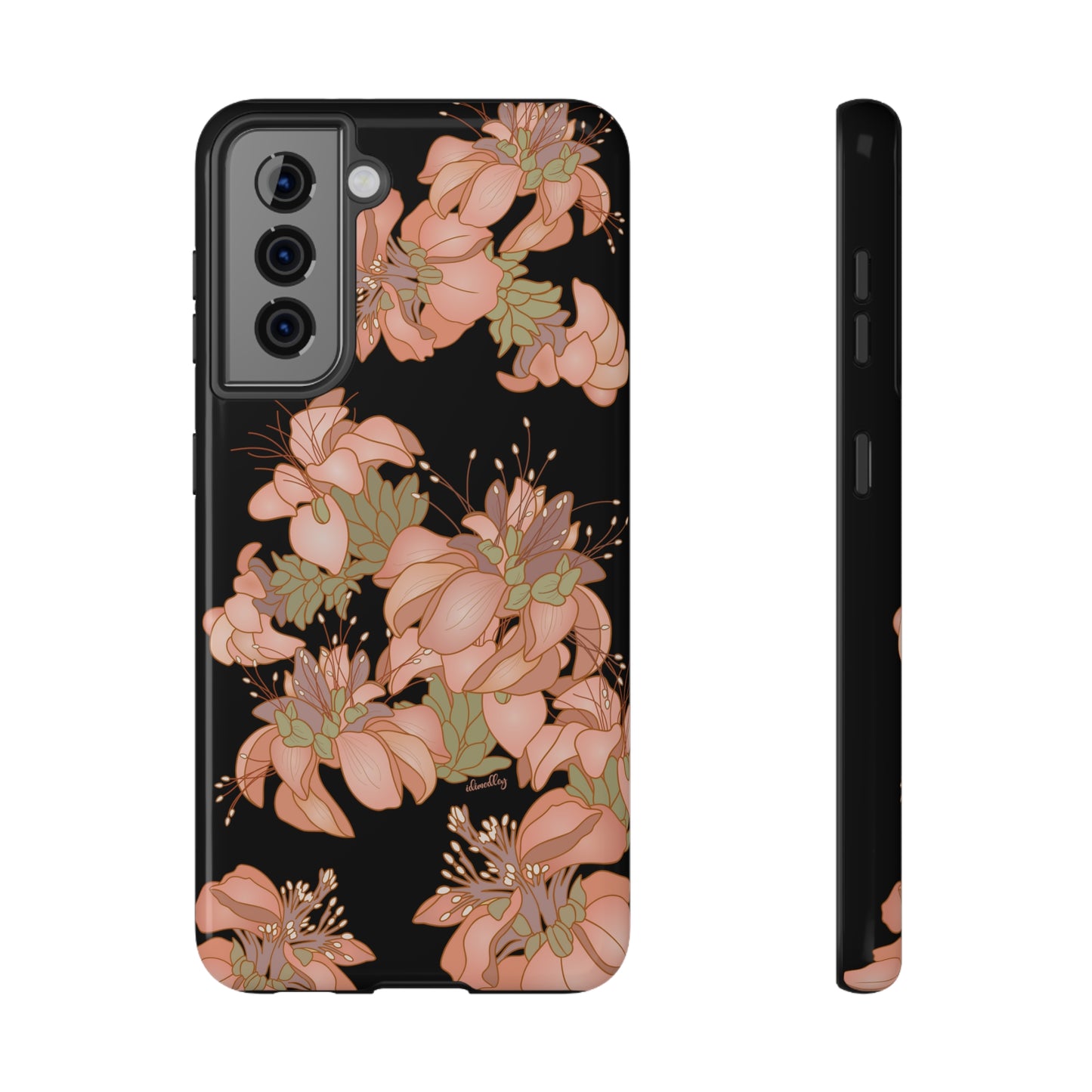 Wili Wili Flowers (Black)