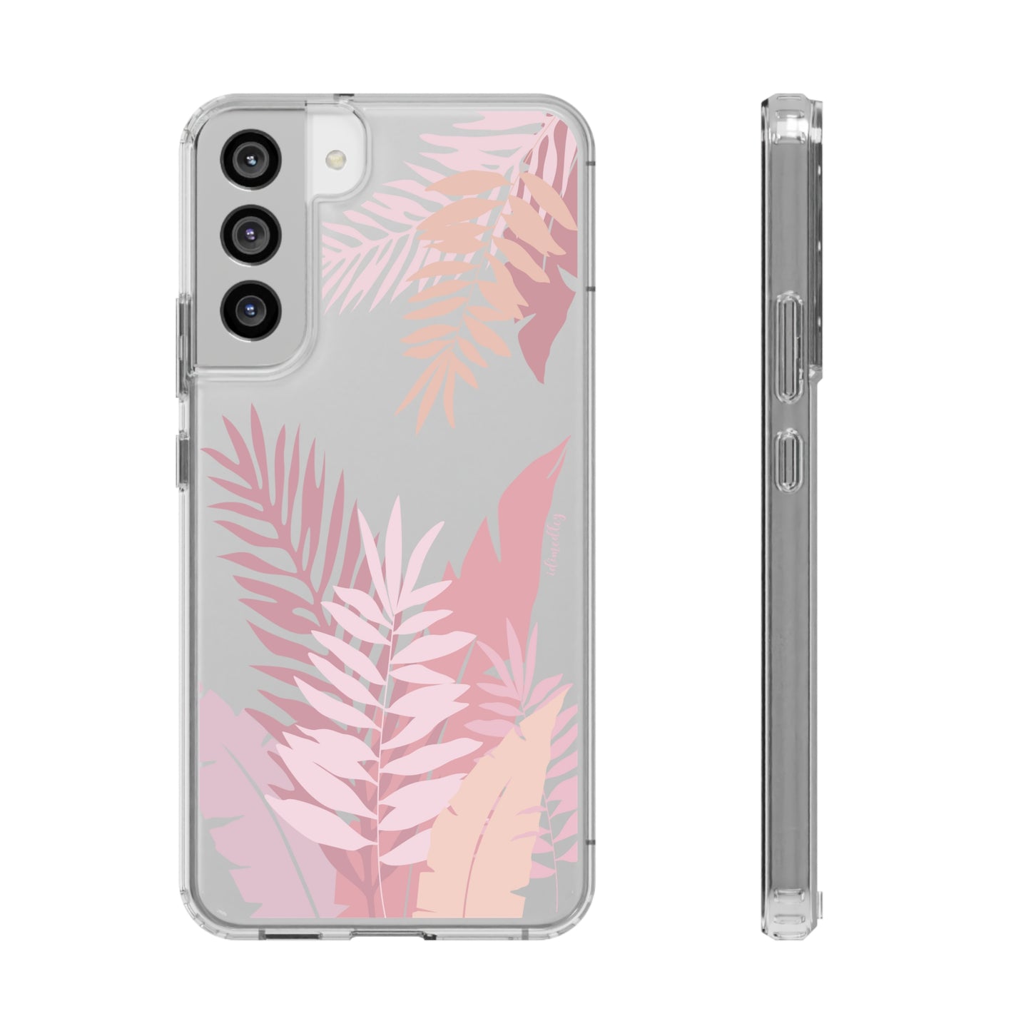 Whispering Leaves (Pink) CLEAR Case