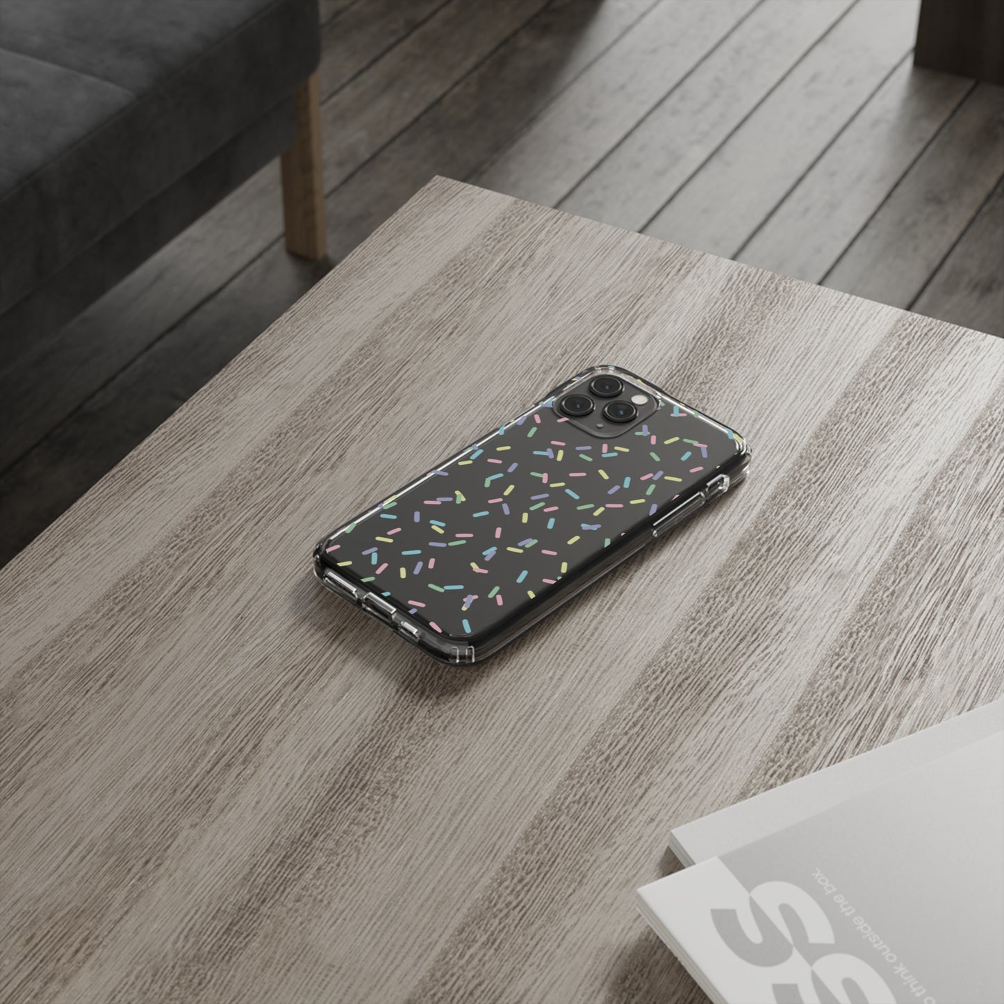 Rainbow Sprinkles CLEAR Case