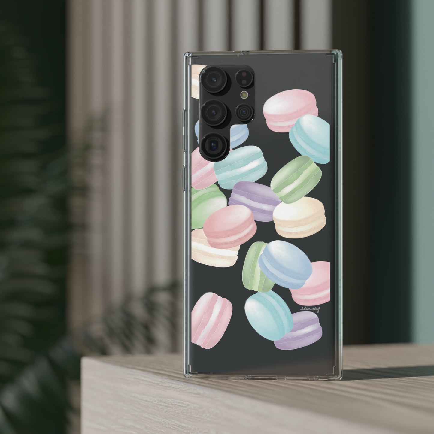 Macaron Rainbows CLEAR Case