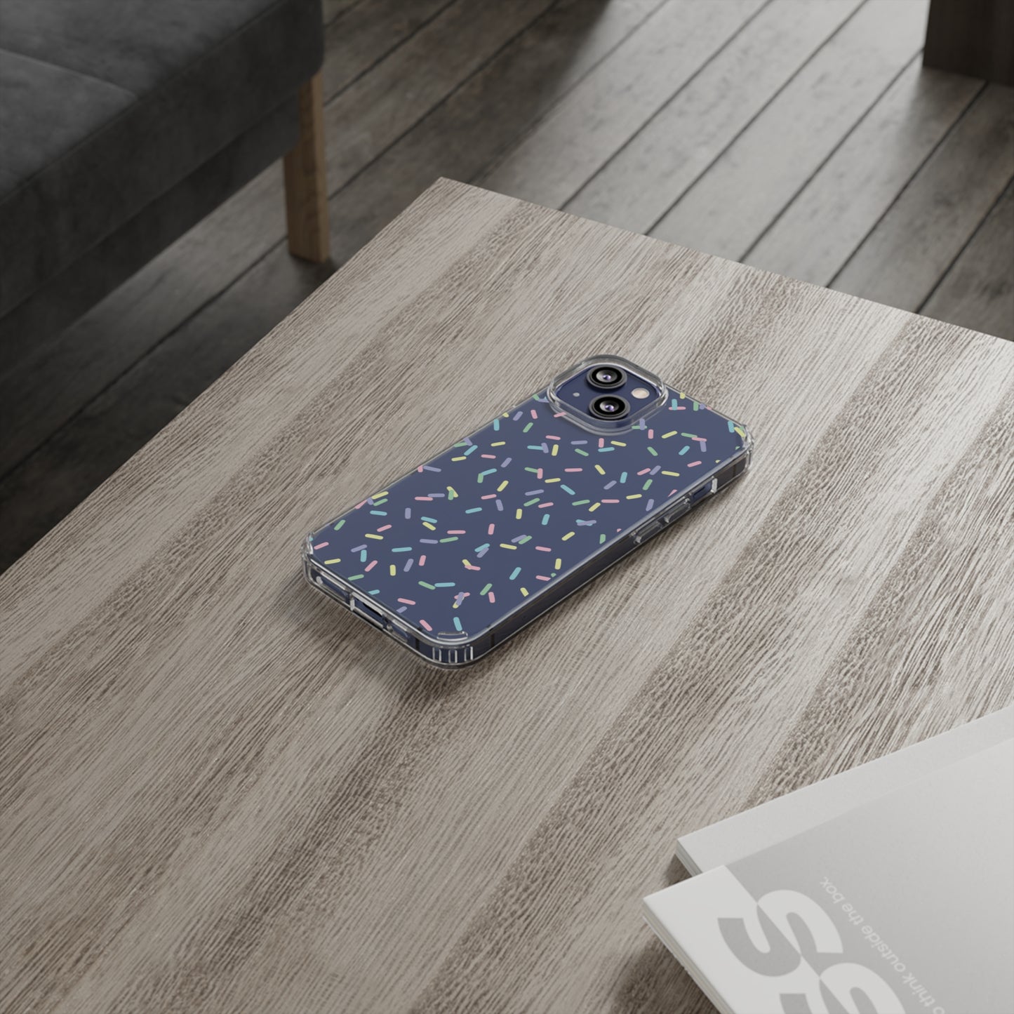 Rainbow Sprinkles CLEAR Case