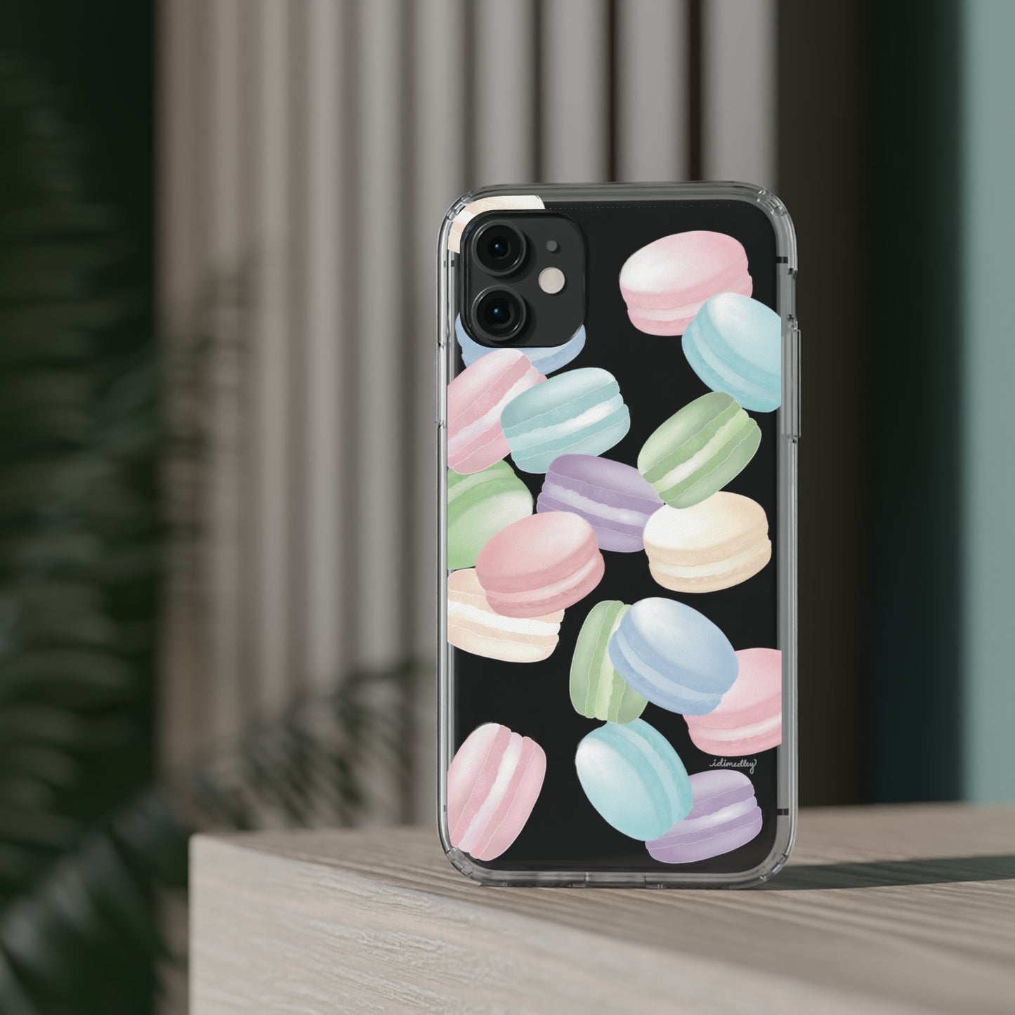 Macaron Rainbows CLEAR Case