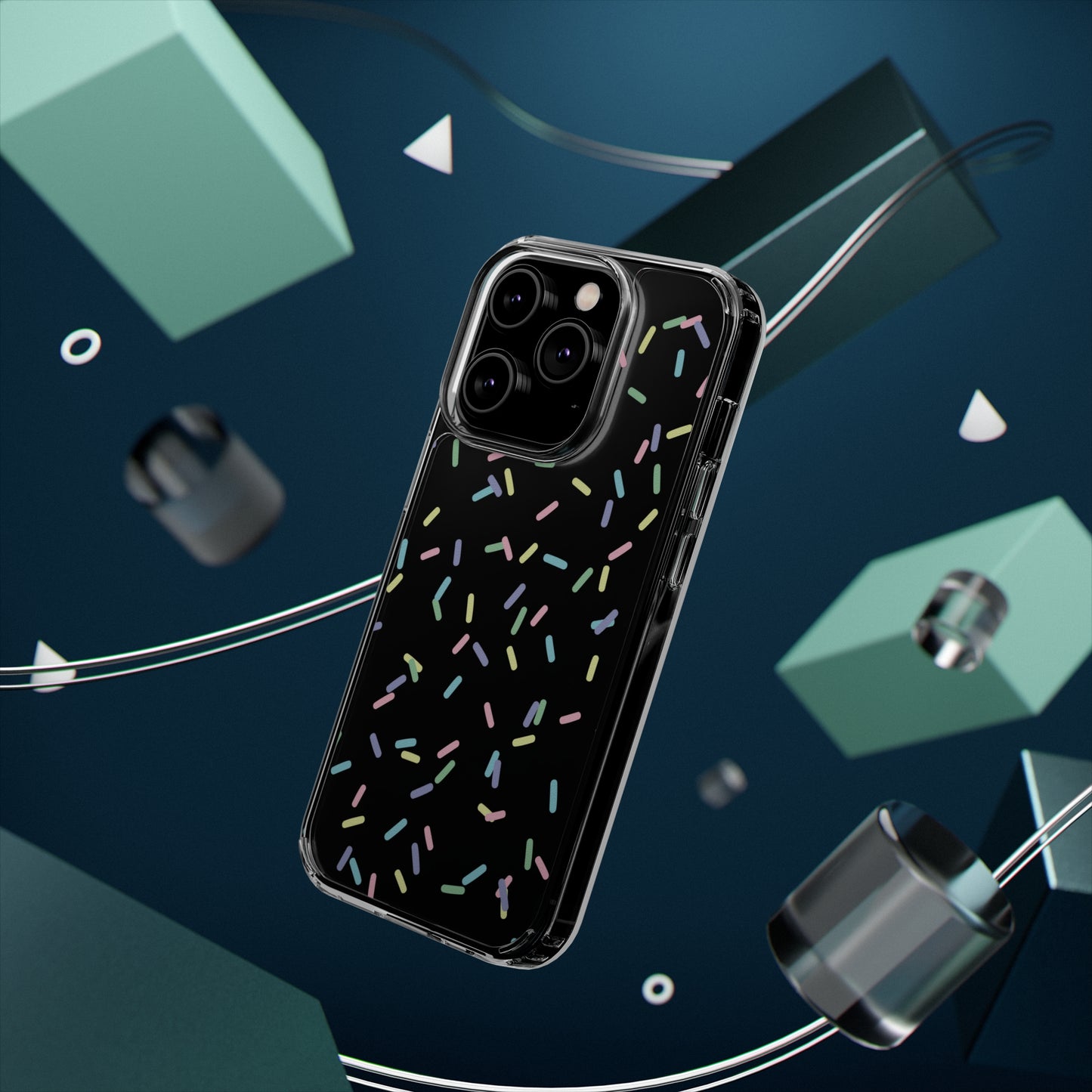 Rainbow Sprinkles CLEAR Case