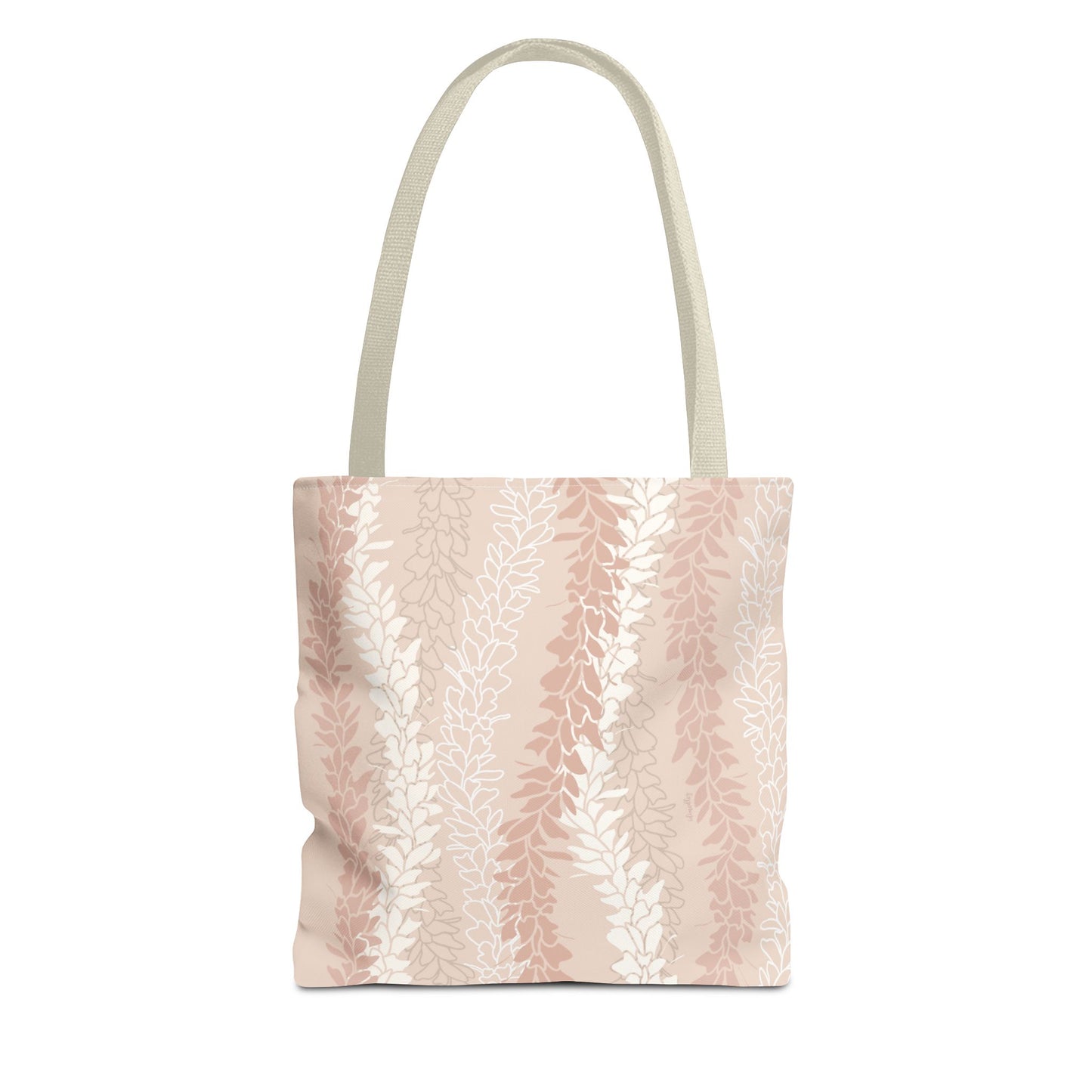 Tote bag- White Ginger Kisses (Peach)