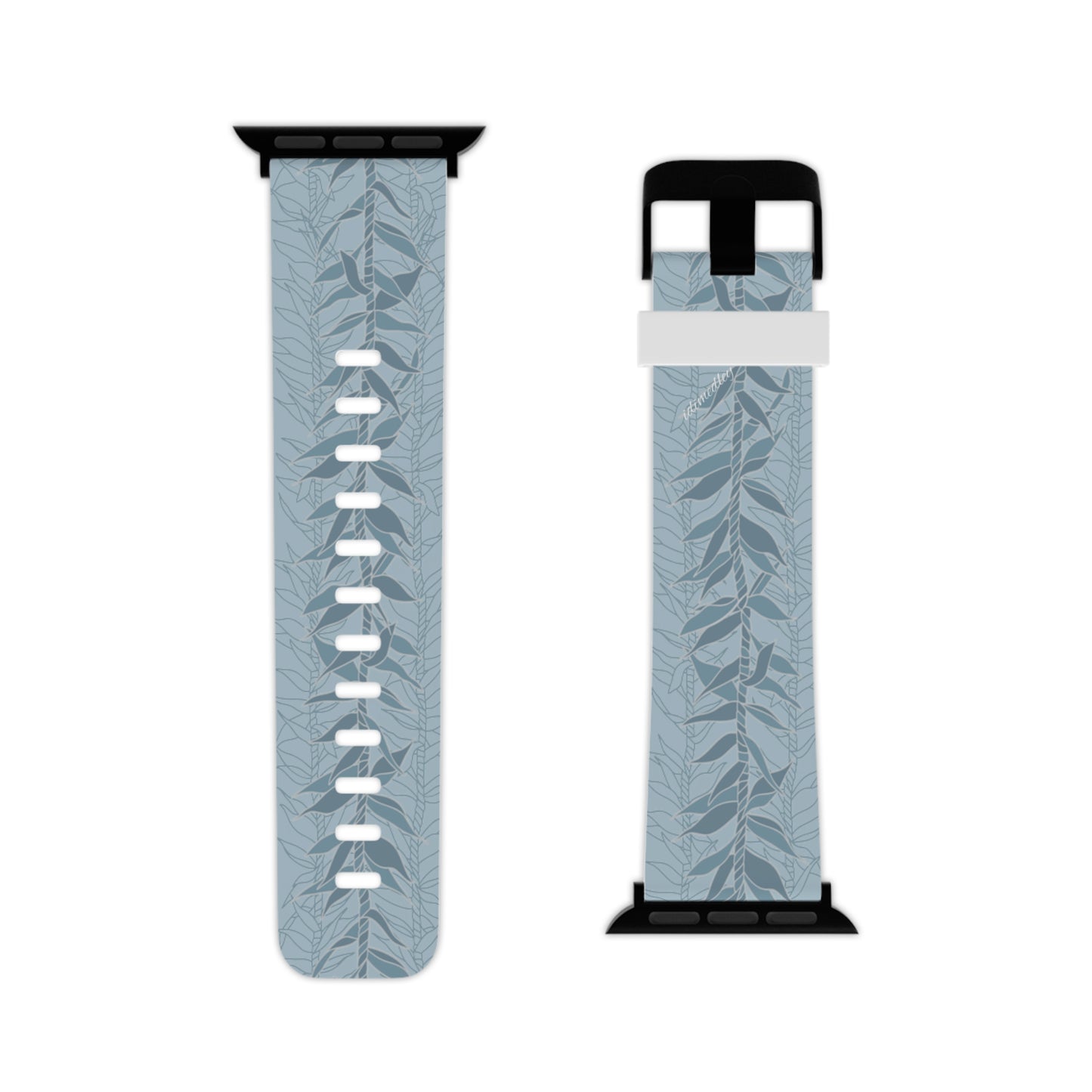 Watch Band for Apple Watch- Ti Leaf Lucky Leis (Steel Blue)