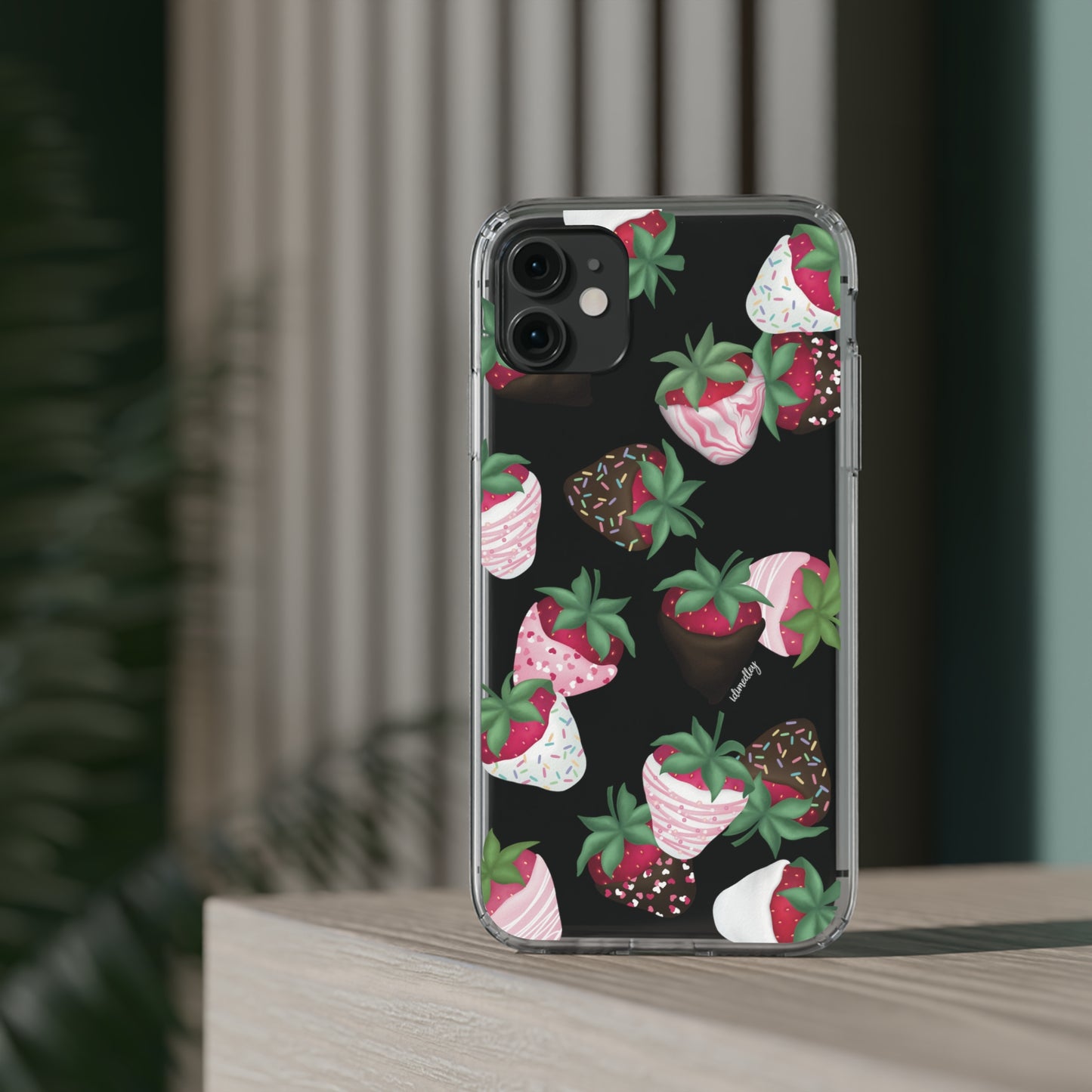 Chocolate Dipped Strawberries CLEAR Case