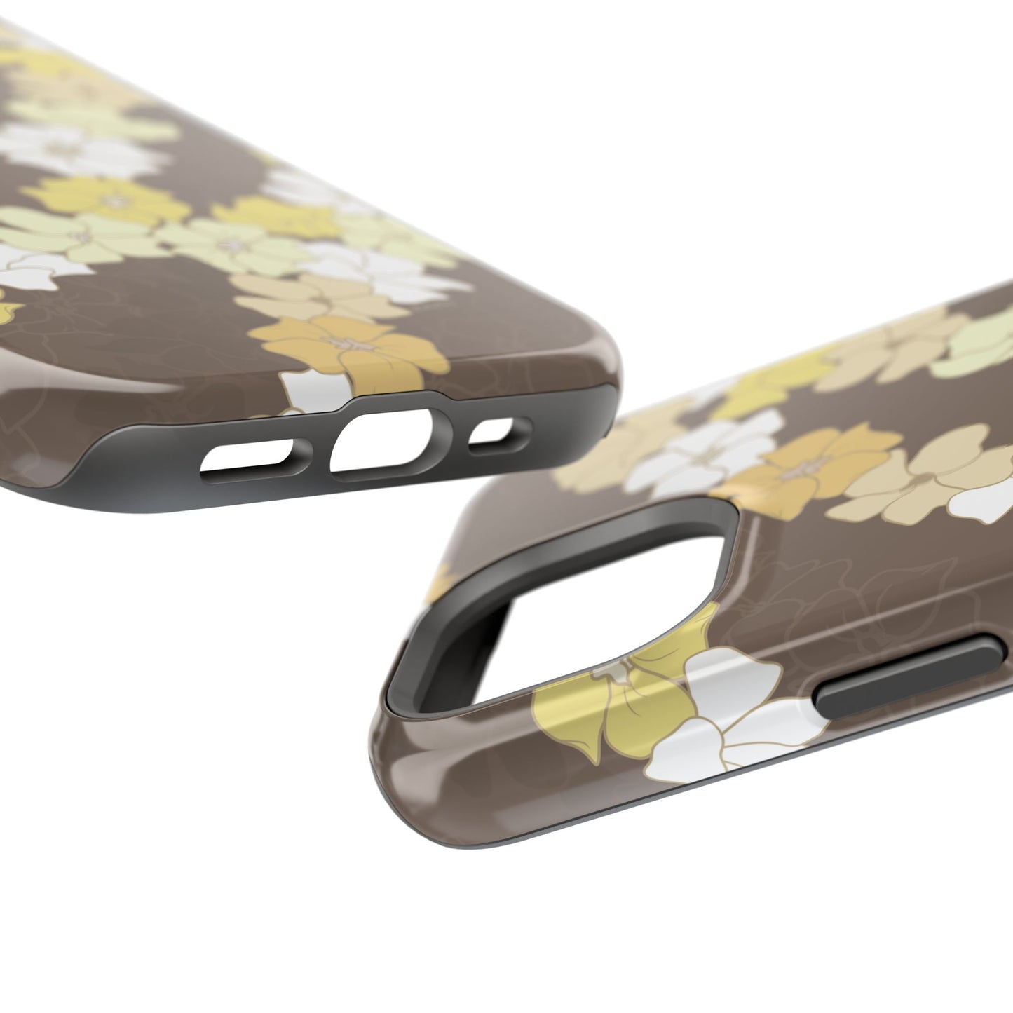 Puakenikeni En Face Flower Leis (Brown)