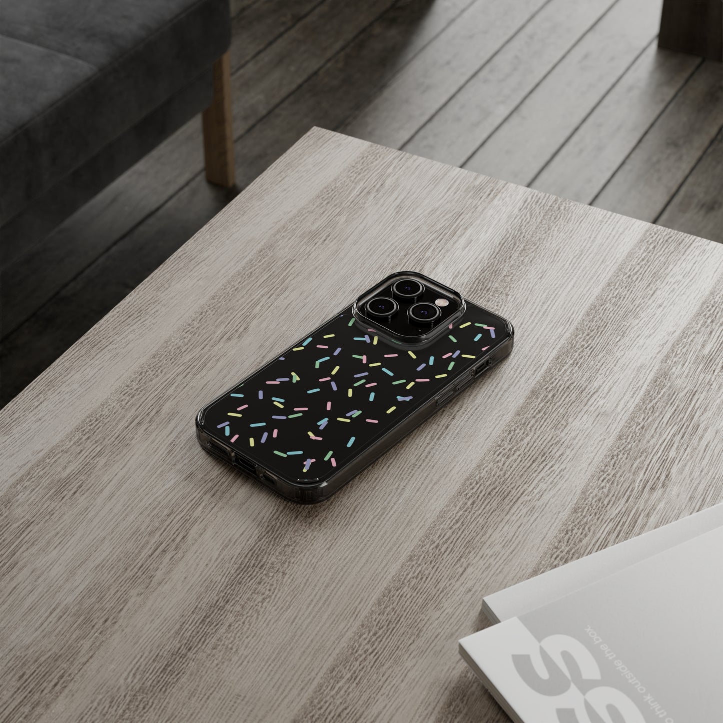 Rainbow Sprinkles CLEAR Case