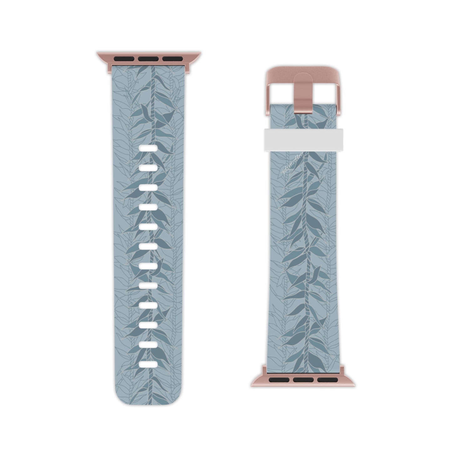 Watch Band for Apple Watch- Ti Leaf Lucky Leis (Steel Blue)