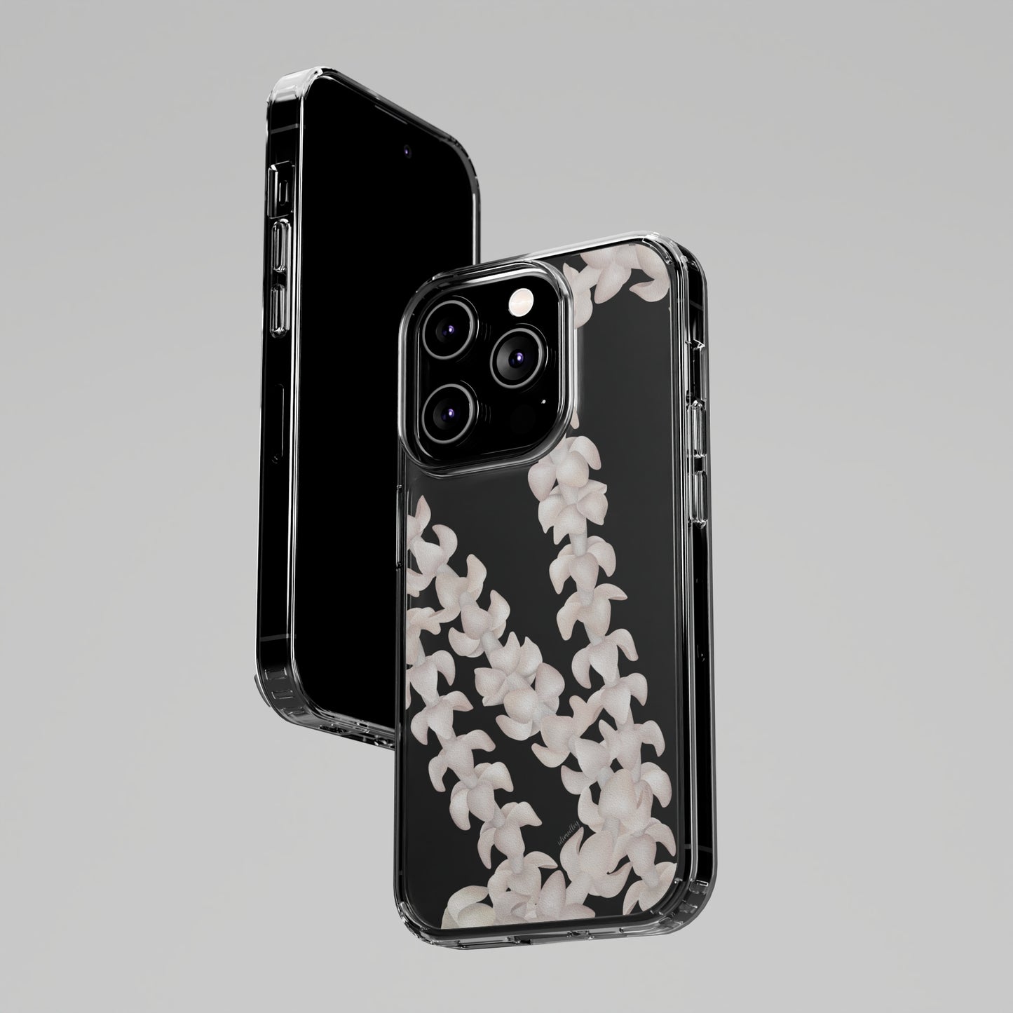 Puakenikeni Lei (Blush Pink) CLEAR Case