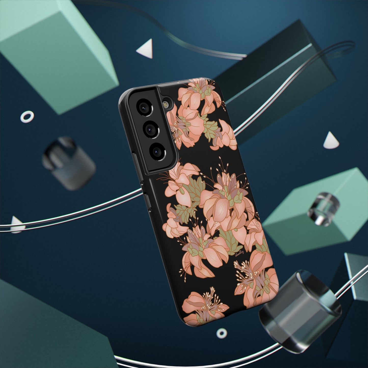 Wili Wili Flowers (Black)