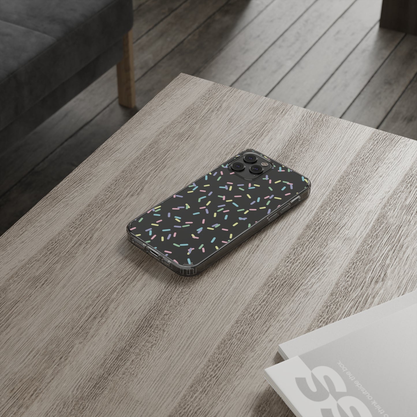 Rainbow Sprinkles CLEAR Case