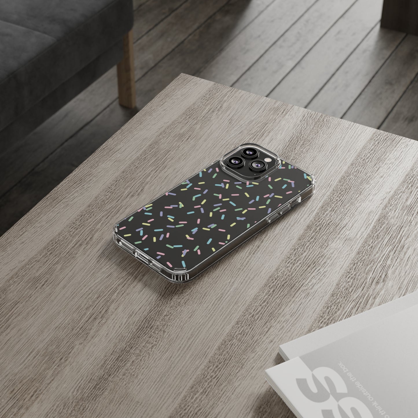 Rainbow Sprinkles CLEAR Case