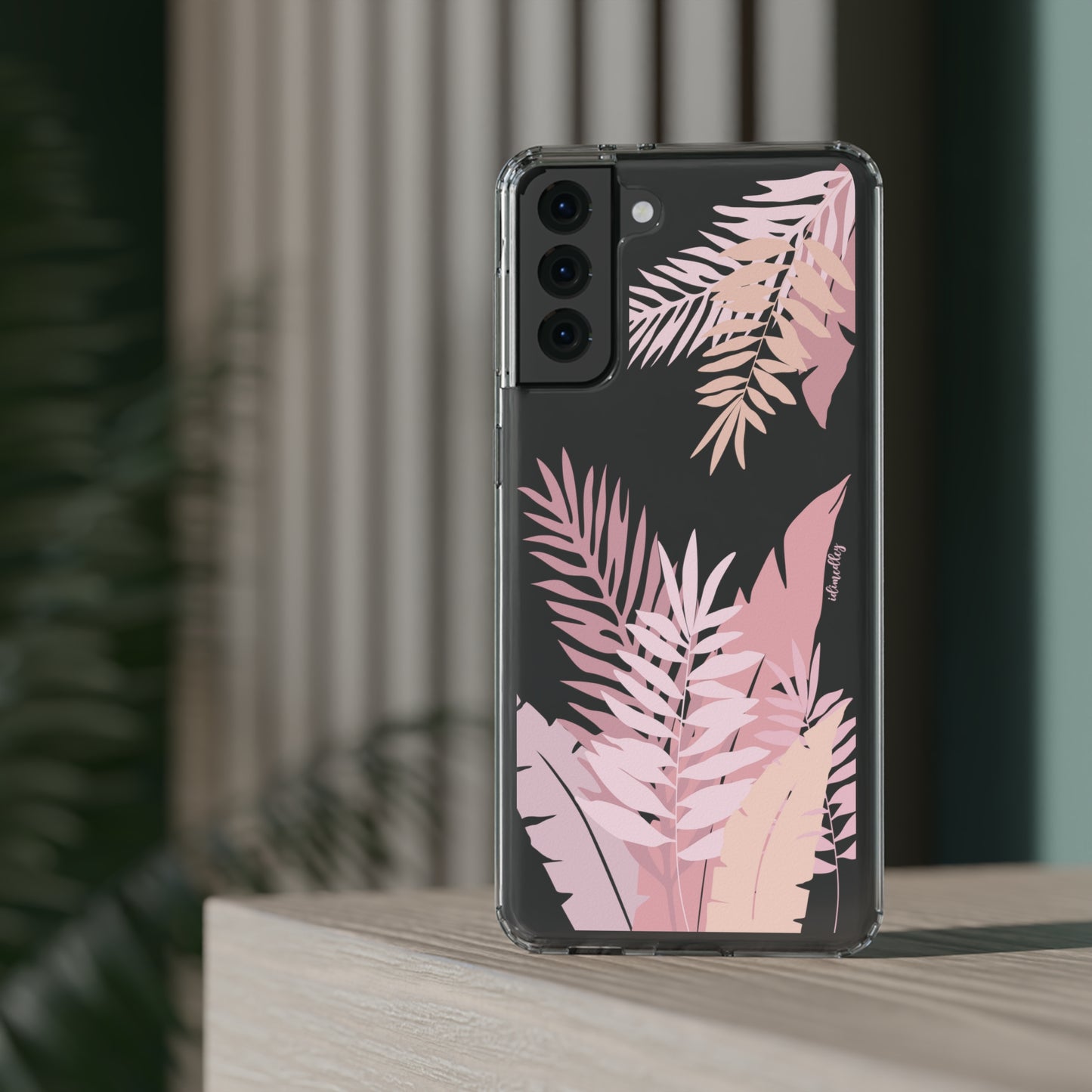 Whispering Leaves (Pink) CLEAR Case