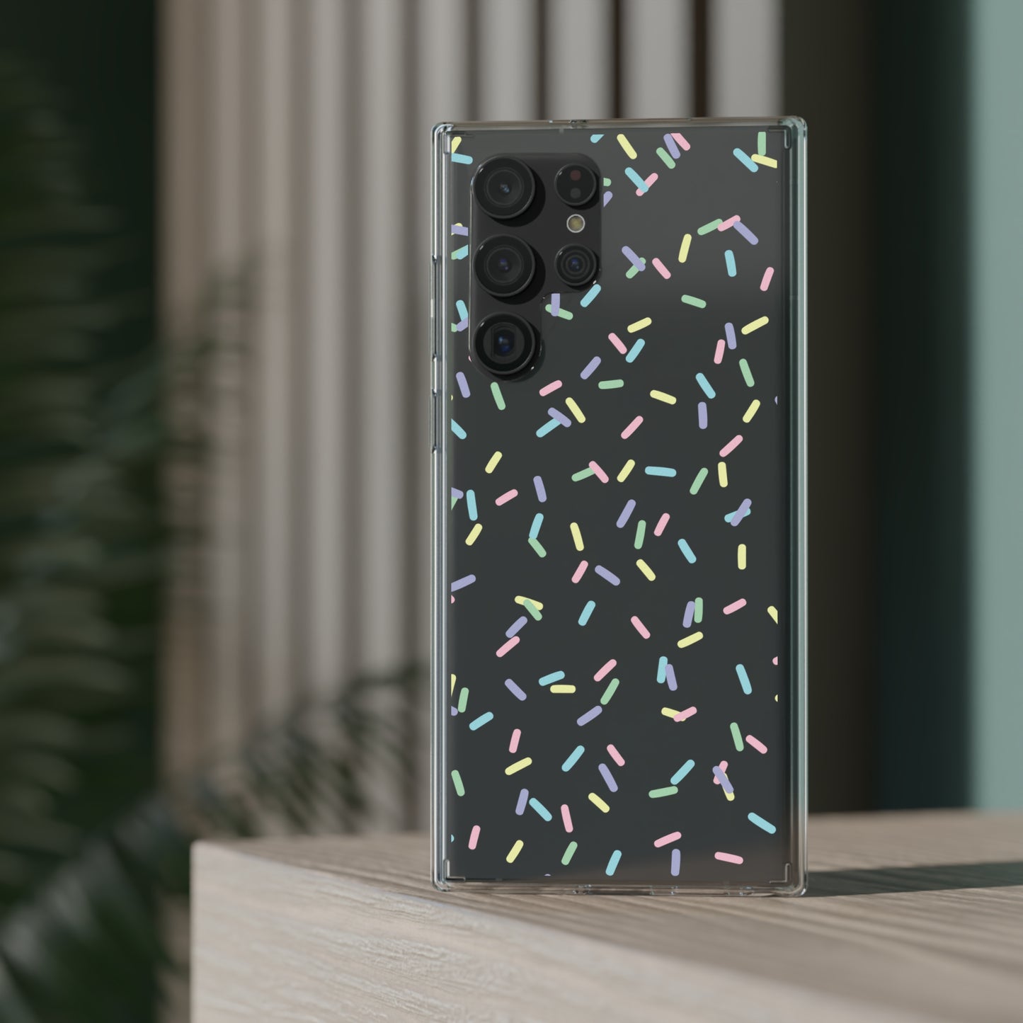 Rainbow Sprinkles CLEAR Case