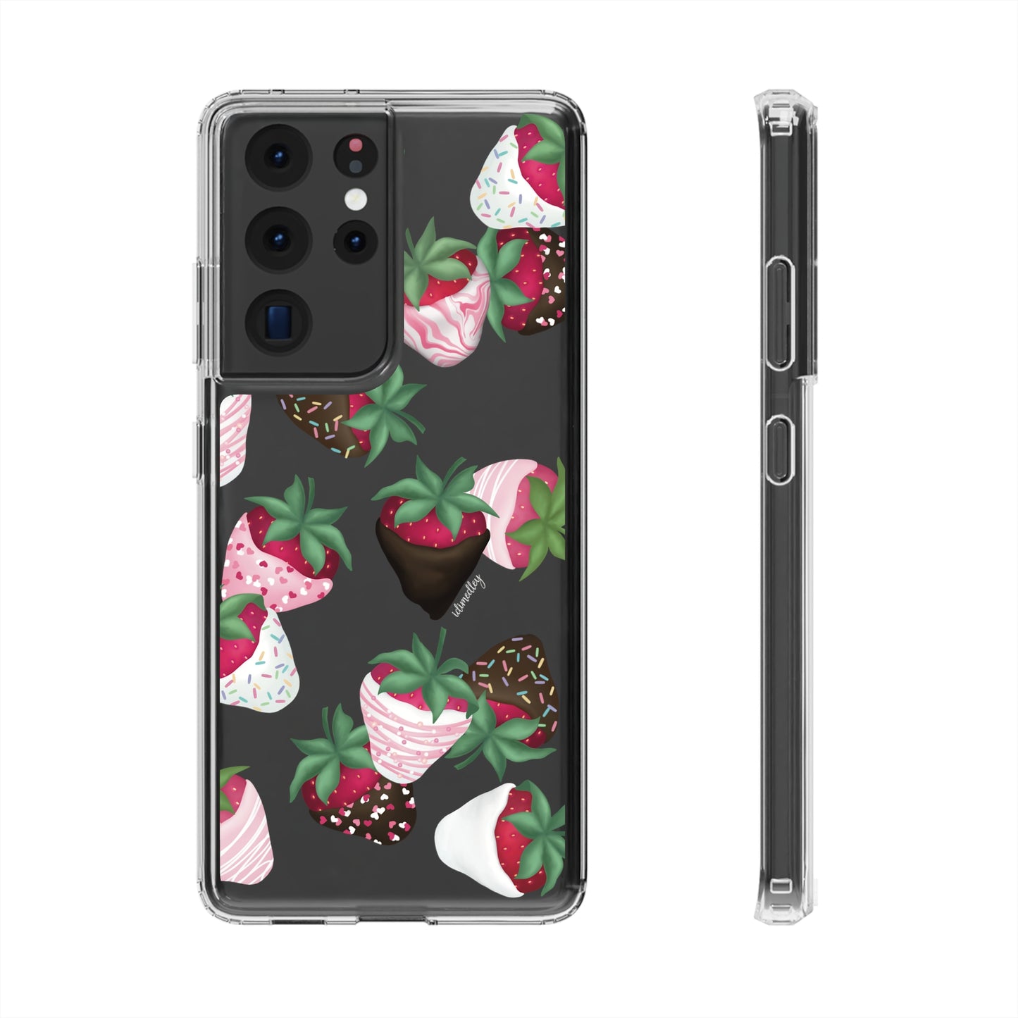 Chocolate Dipped Strawberries CLEAR Case