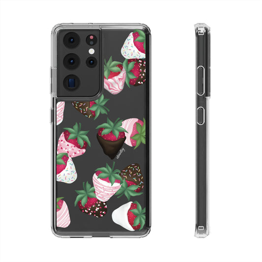 Chocolate Dipped Strawberries CLEAR Case