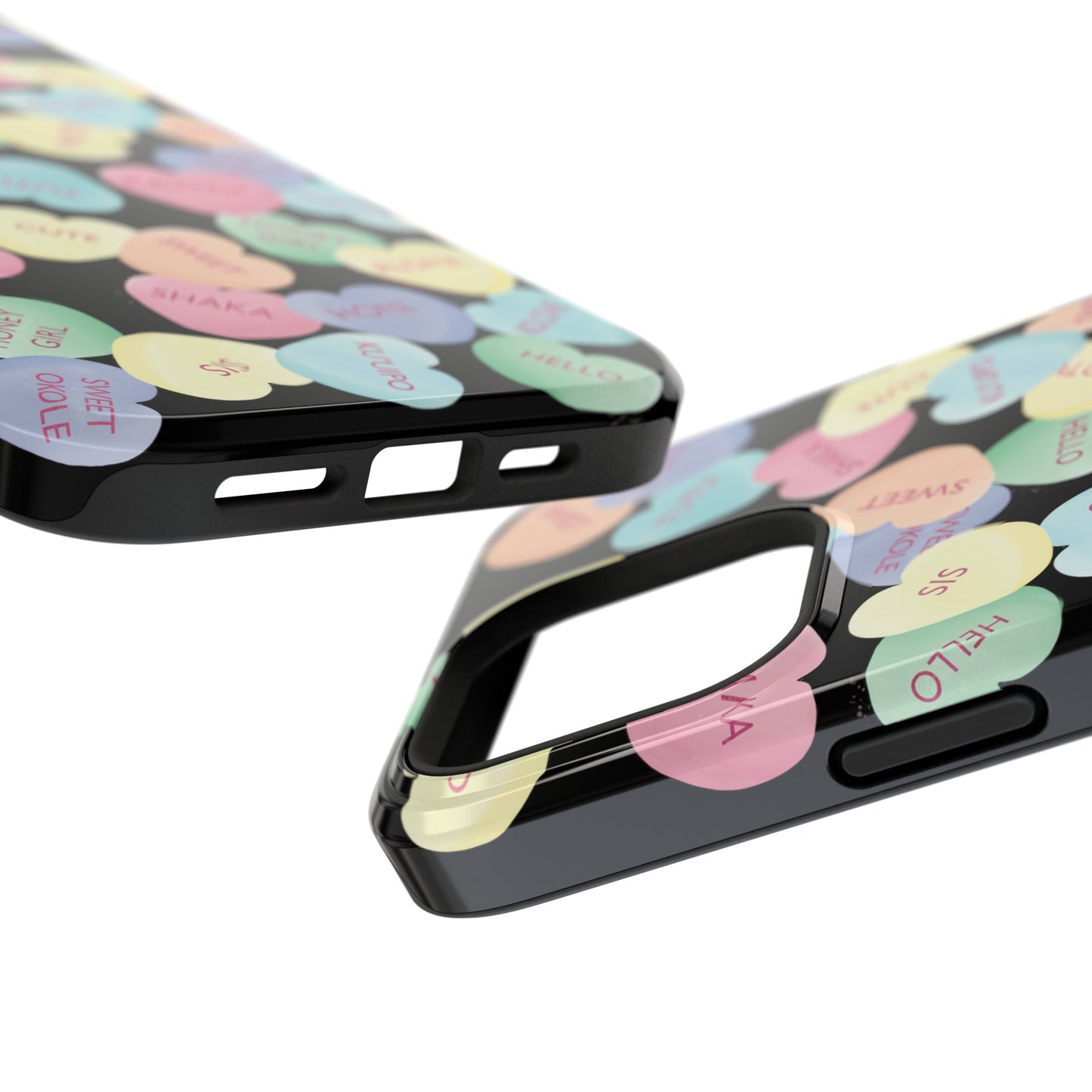 Candy Conversation Hearts Hawaii Style (Black)
