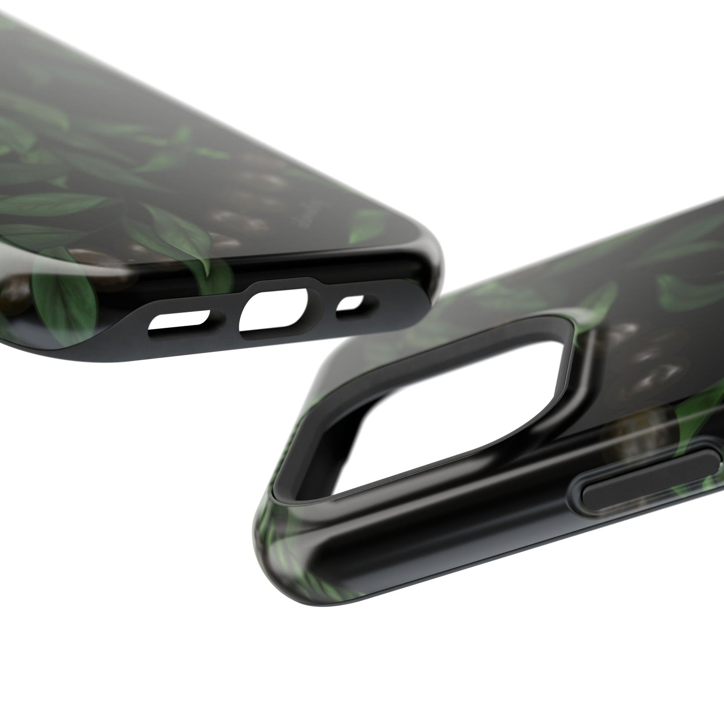Kukui Nut, Maile, Ti Leaf Lei (Black), MAGSAFE