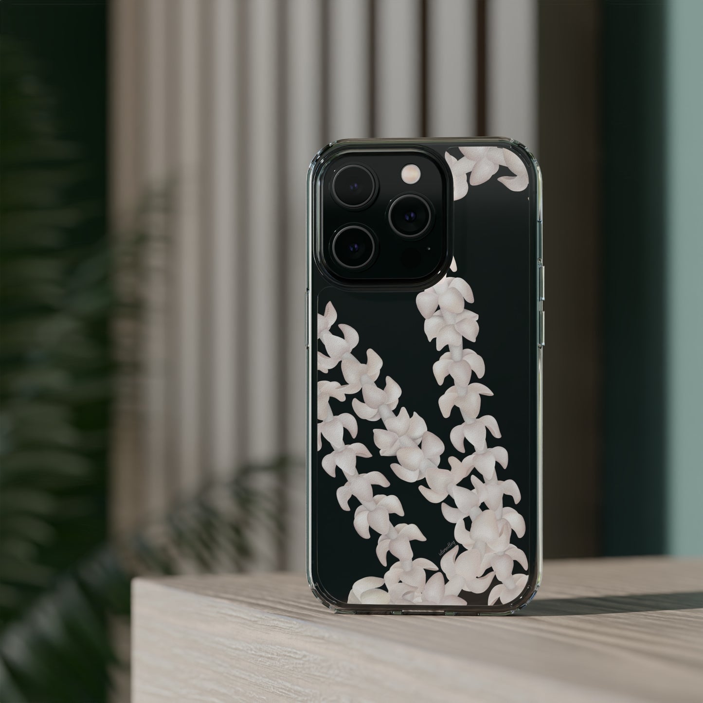 Puakenikeni Lei (Blush Pink) CLEAR Case