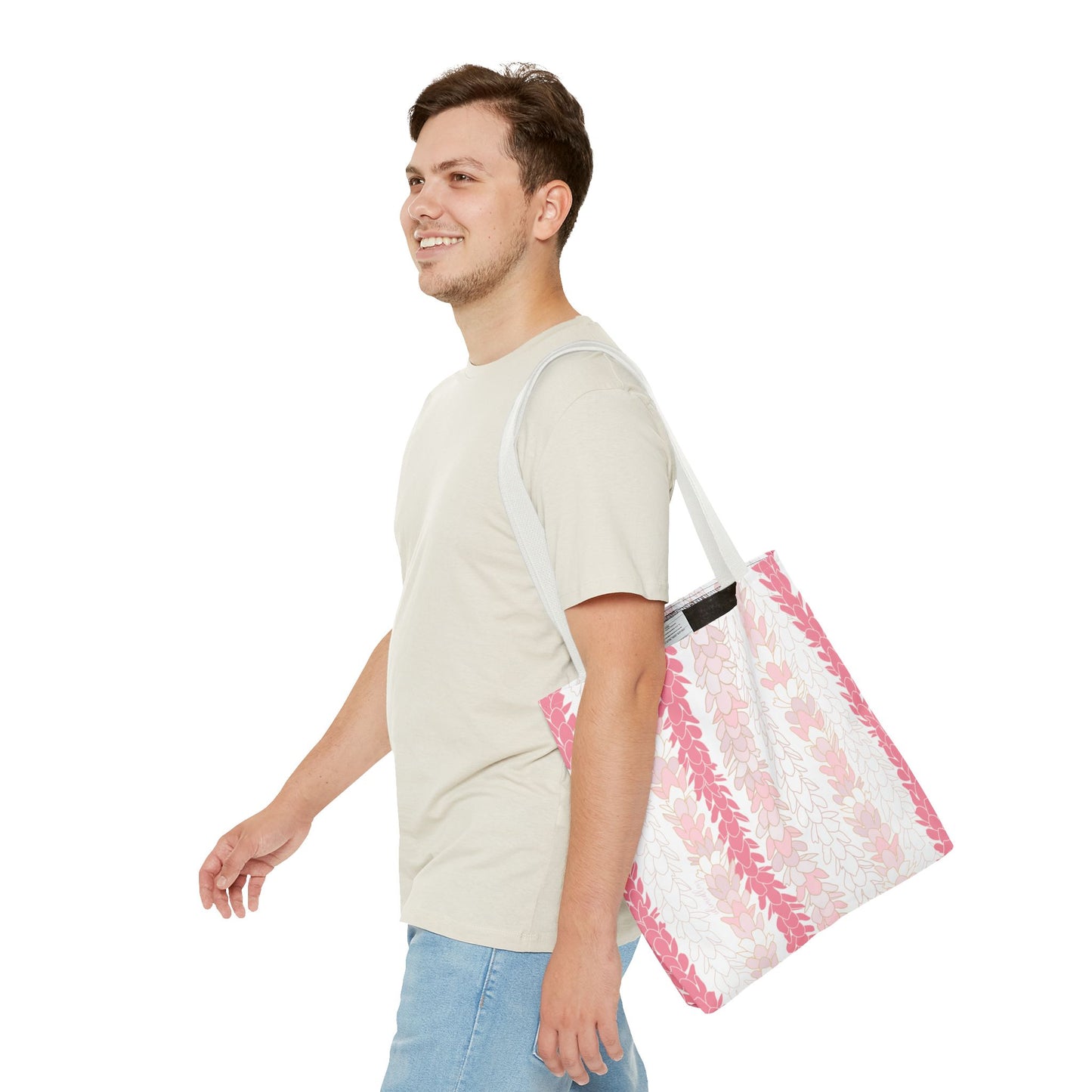 Tote Bag- Pakalana Stringing Pink