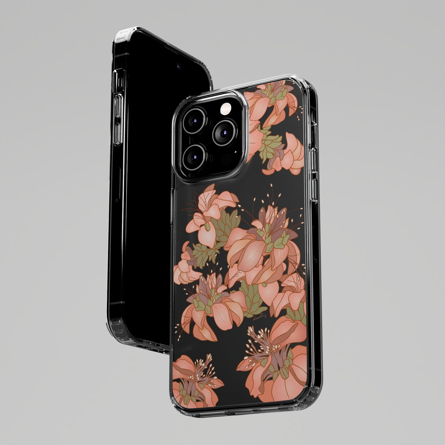 Wili Wili Flowers CLEAR Case