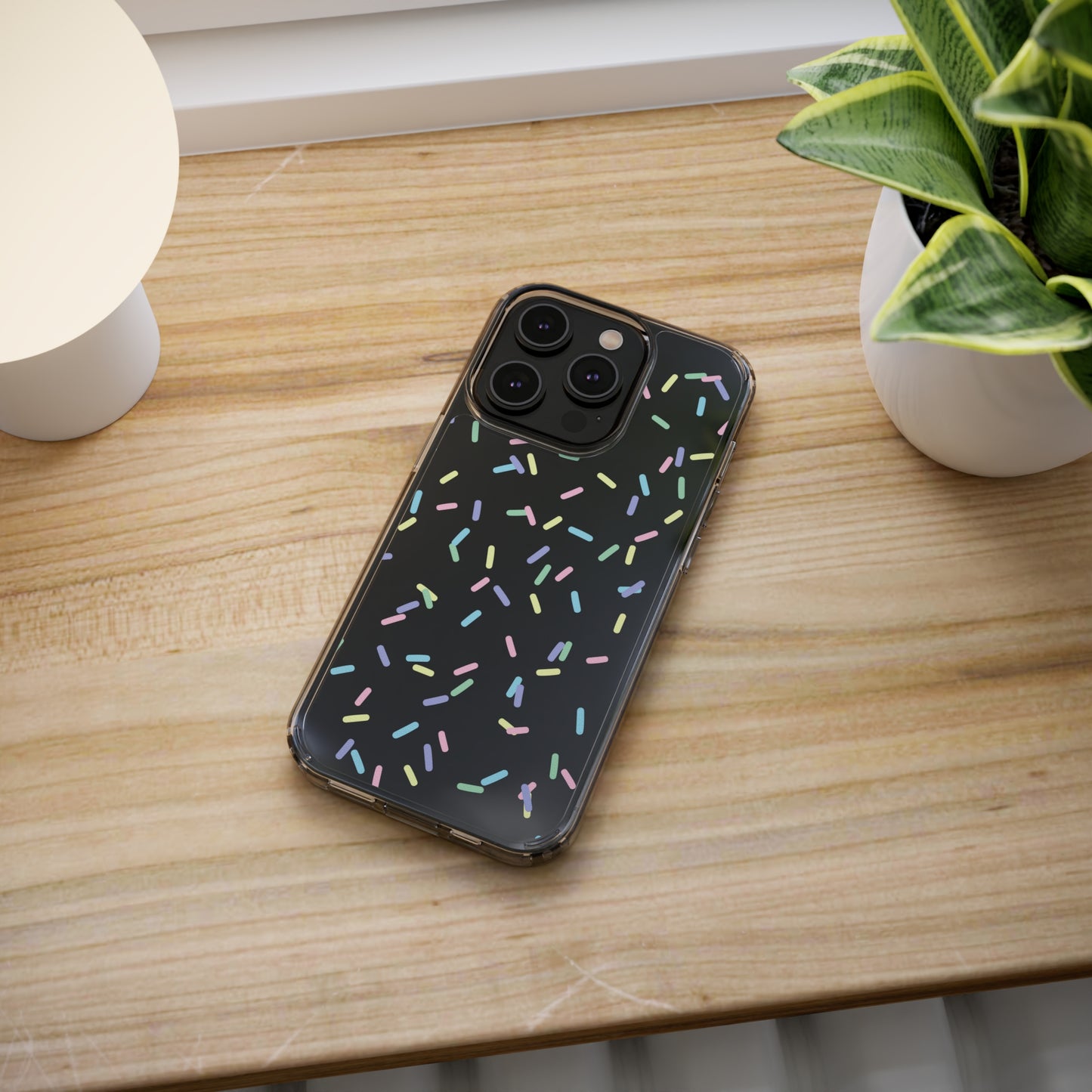 Rainbow Sprinkles CLEAR Case