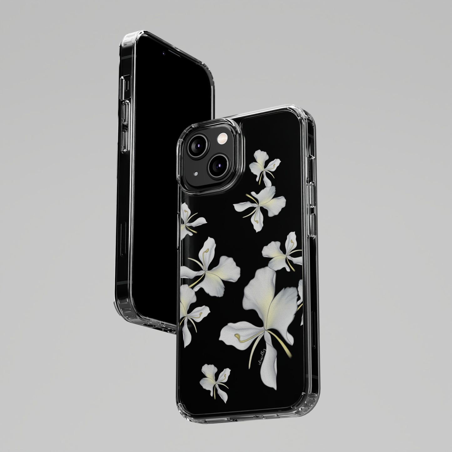 Awapuhi Butterfly Ginger Falling Flowers CLEAR Case