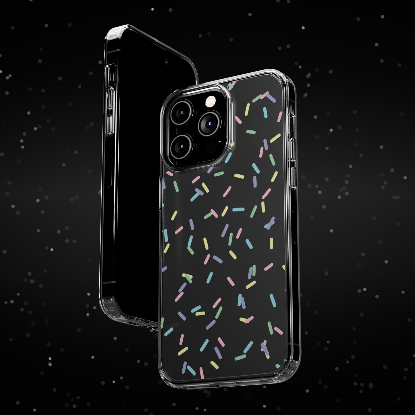 Rainbow Sprinkles CLEAR Case