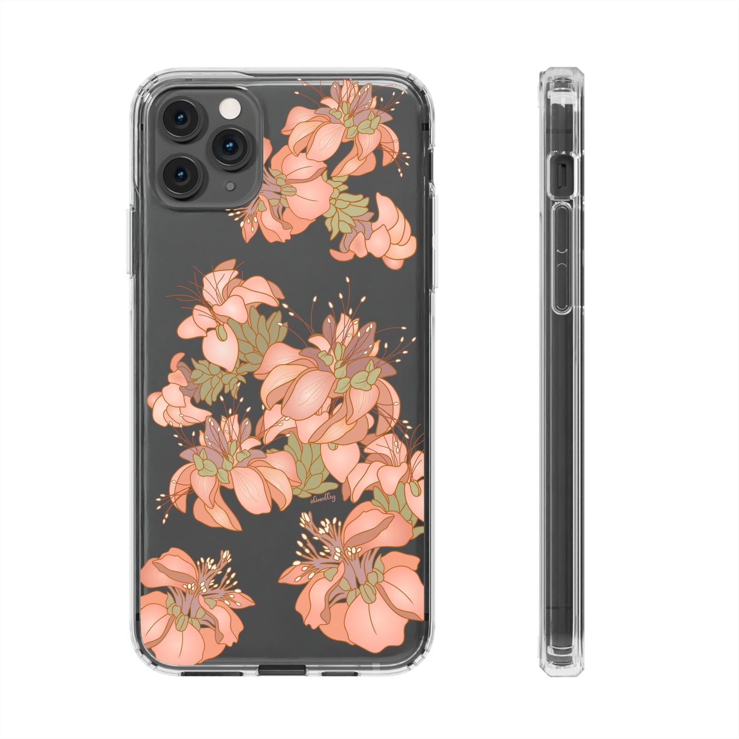 Wili Wili Flowers CLEAR Case