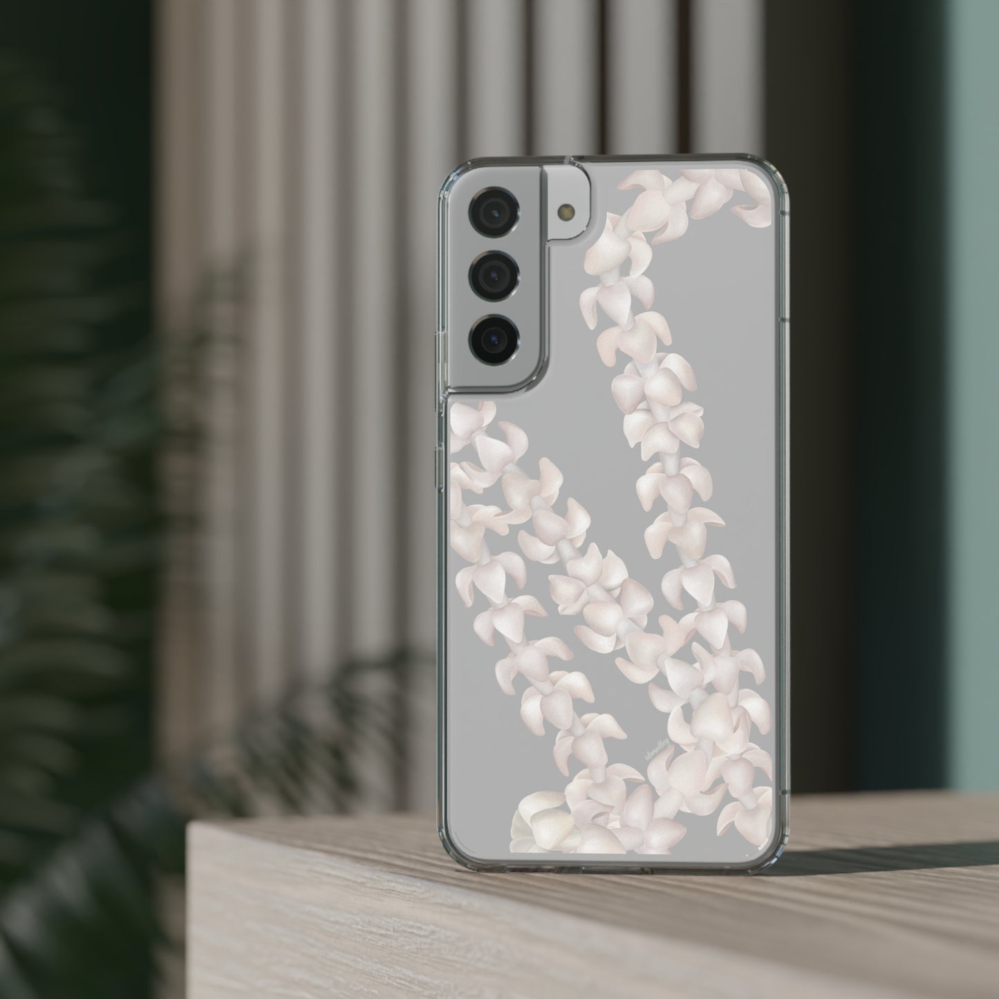 Puakenikeni Lei (Blush Pink) CLEAR Case