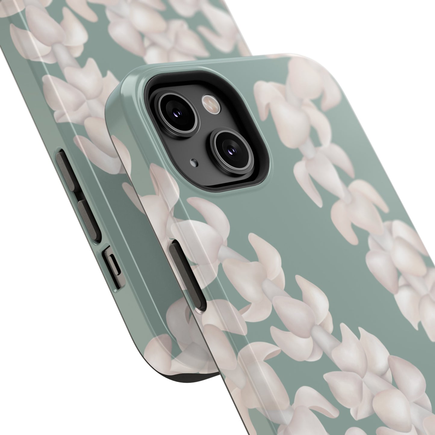 Puakenikeni Lei Blushing (Light Green)