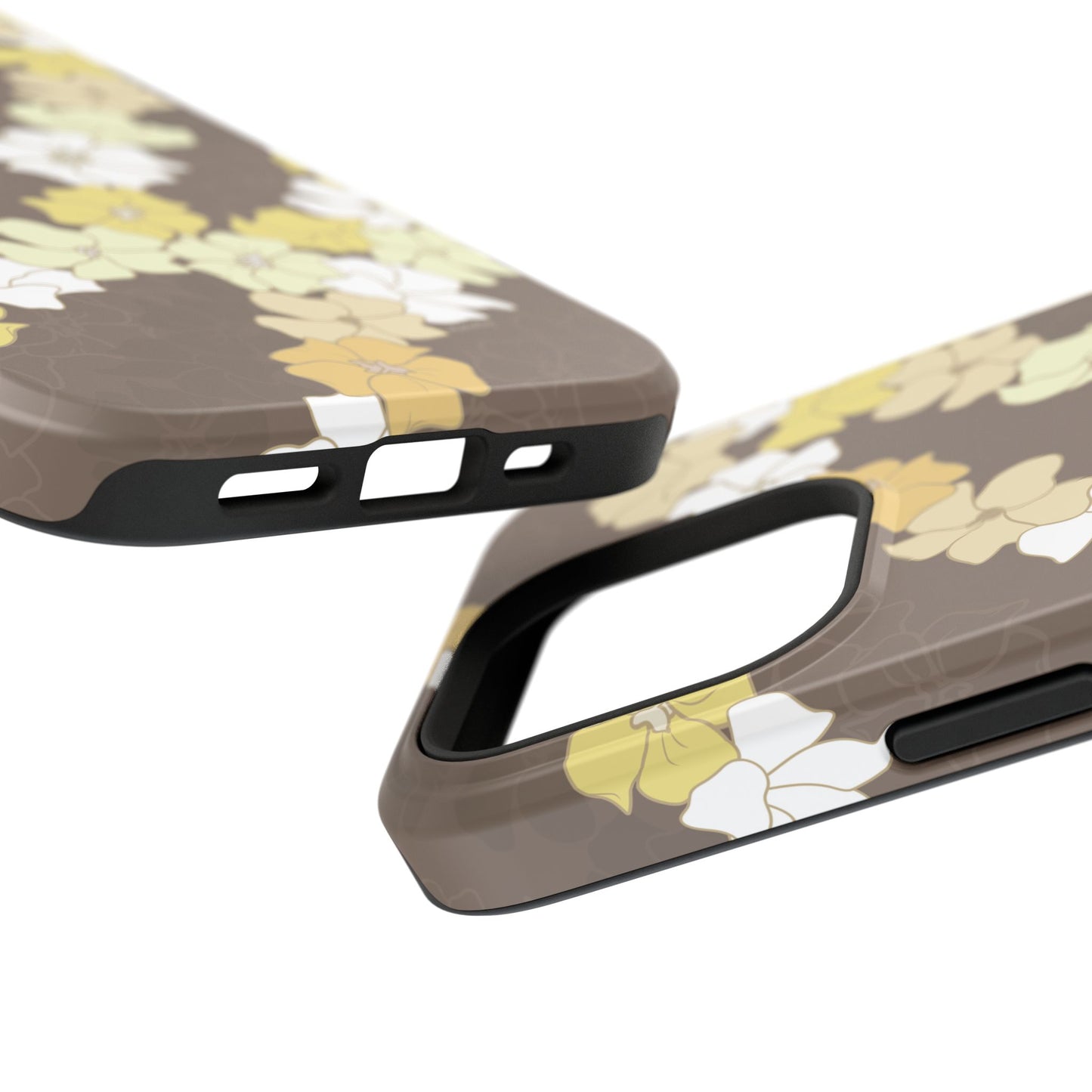 Puakenikeni En Face Flower Leis (Brown)