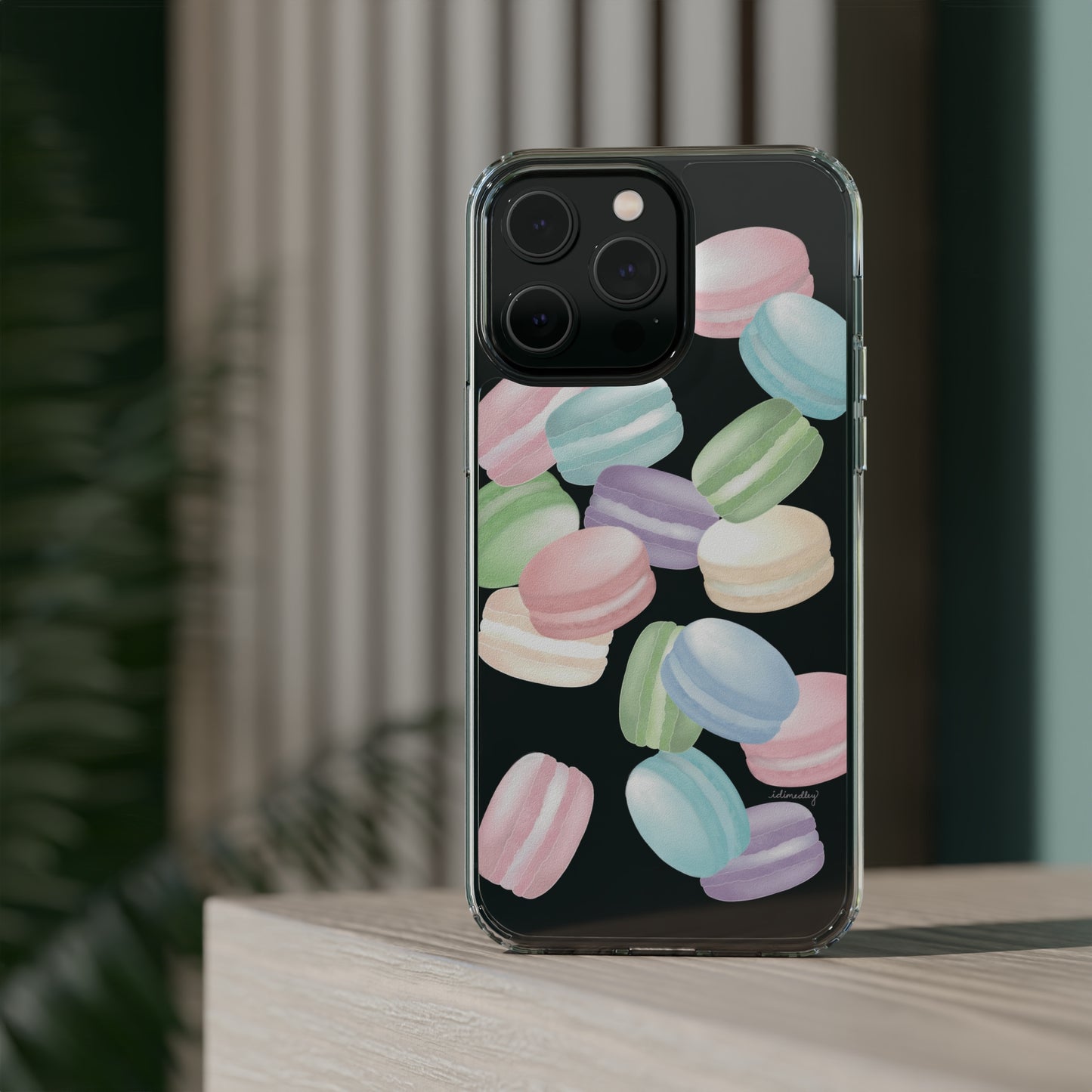 Macaron Rainbows CLEAR Case