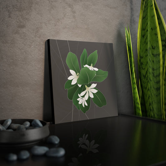 Canvas Photo Tile- Naupaka