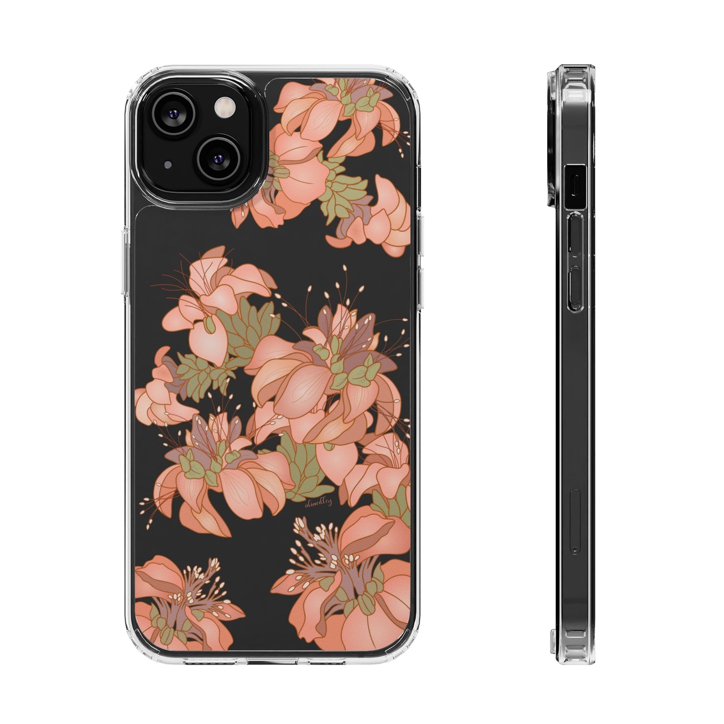 Wili Wili Flowers CLEAR Case