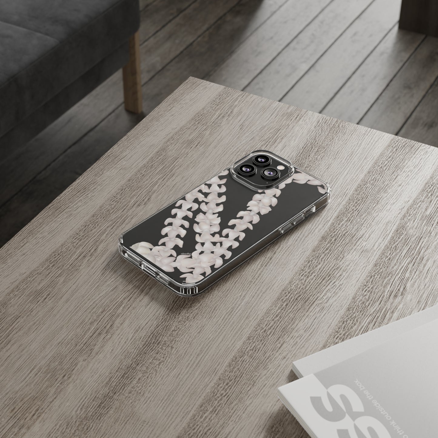 Puakenikeni Lei (Blush Pink) CLEAR Case