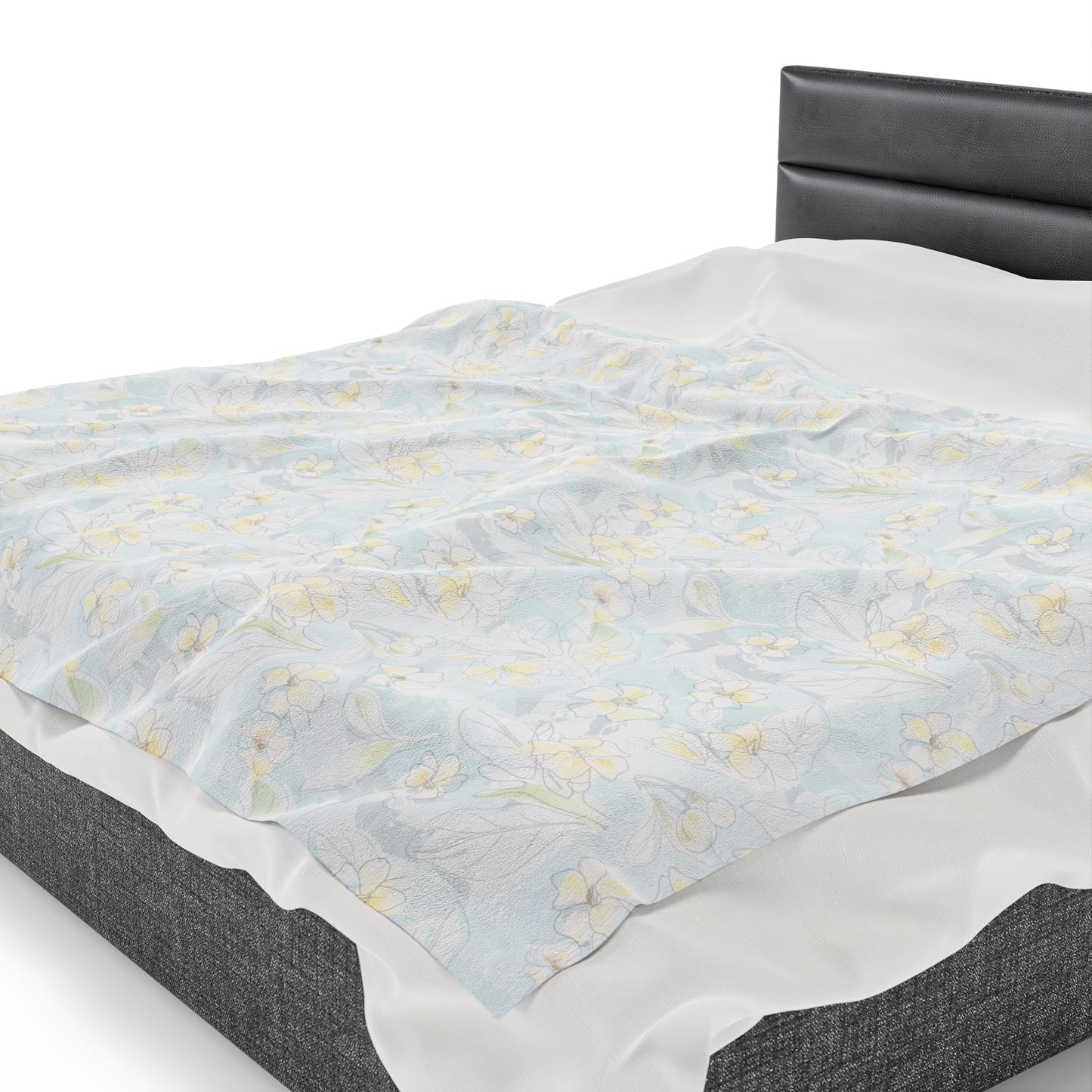 Velveteen Blanket- Puakenikeni Water Wash